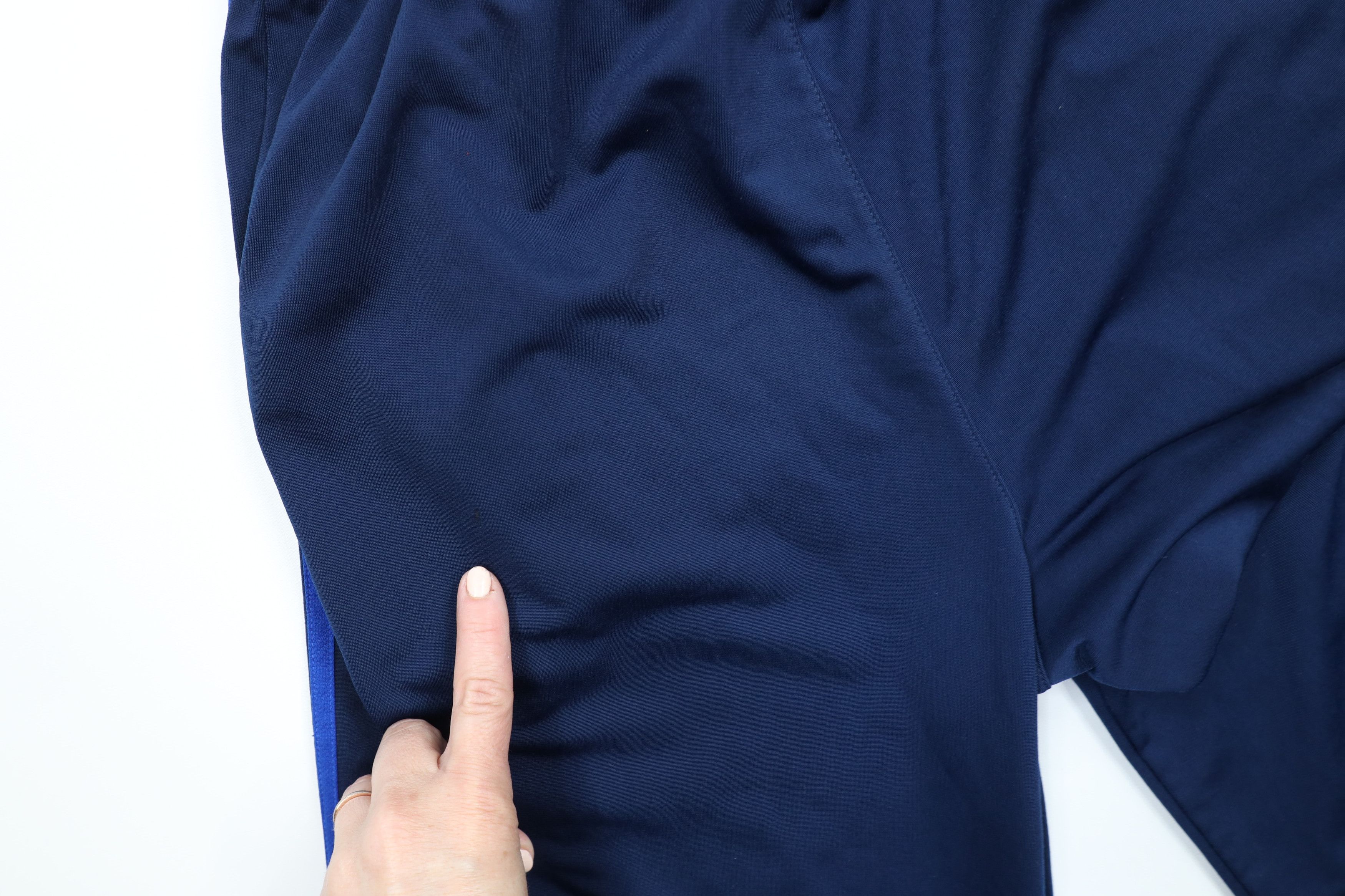 Adidas × Vintage Vintage Adidas Spell Striped Wide Leg Sweatpants Pants Blue Size US 36 / EU 52 - 15 Thumbnail