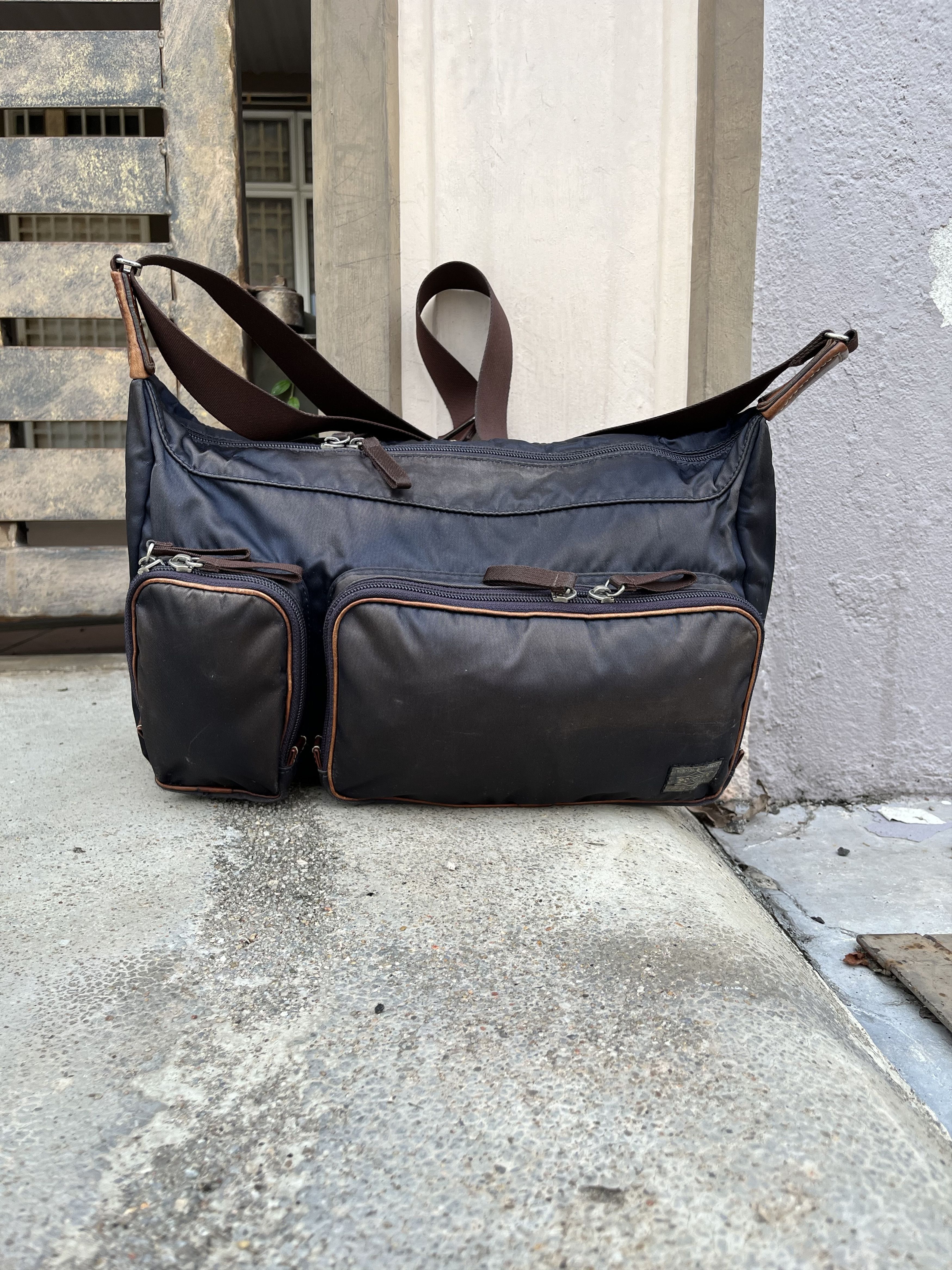 Porter Messenger Bag in Blue, Men's