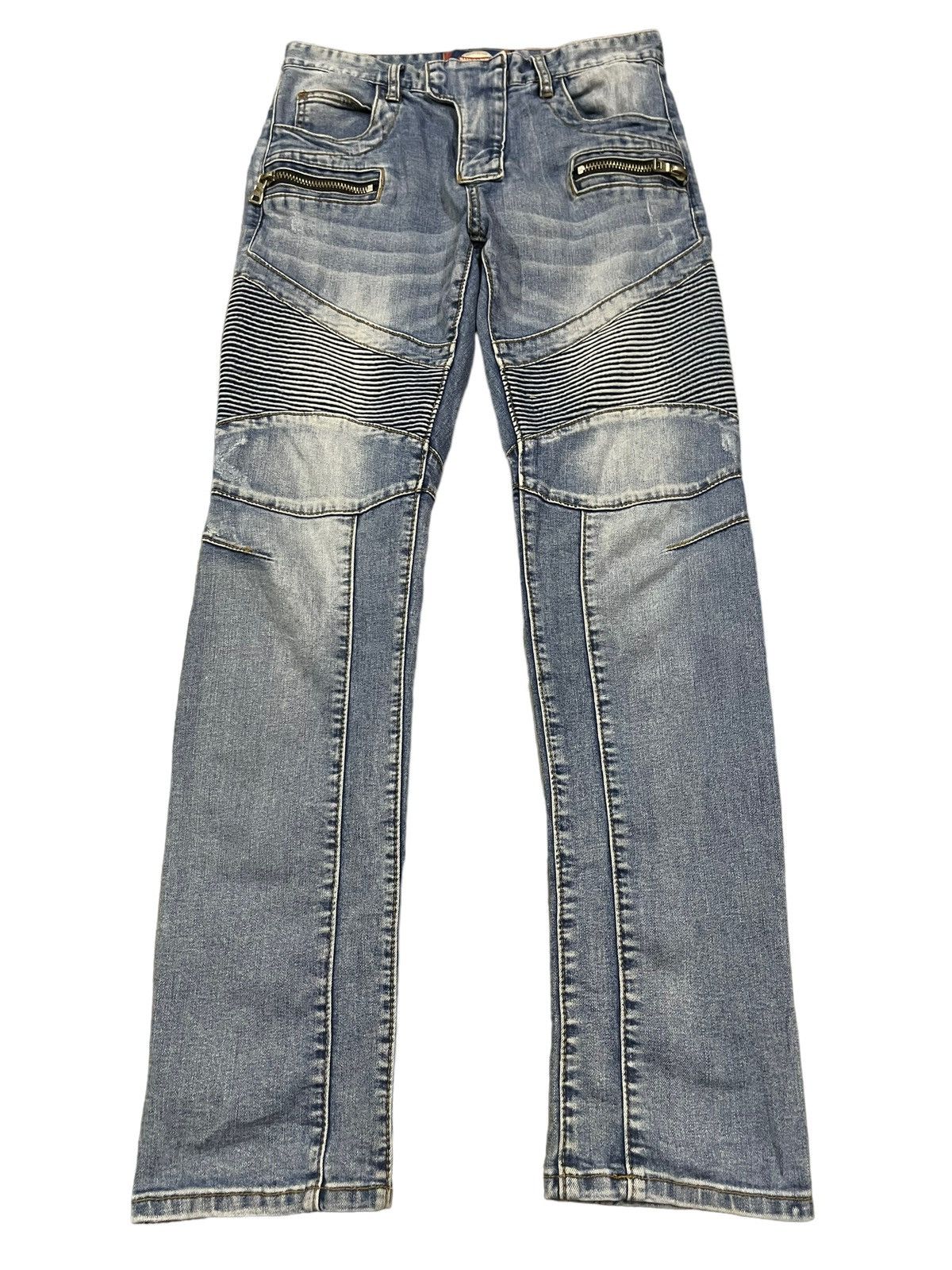 14th Addiction Vintage Japanese Brand Avant Garde Amiri Style Jeans Size US 30 / EU 46 - 1 Thumbnail