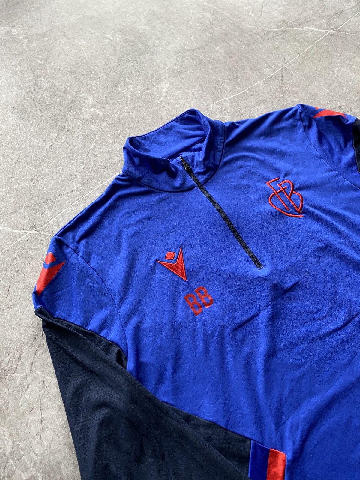 Macron Macron FC Basel Training Top Soccer Football Jacket 1/3 Zip Size US M / EU 48-50 / 2 - 5 Thumbnail