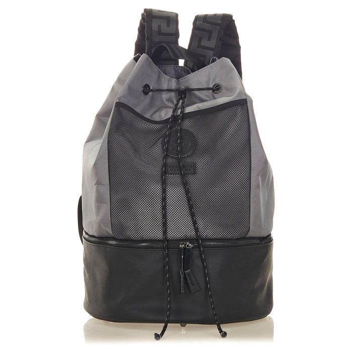 Versace drawstring outlet backpack