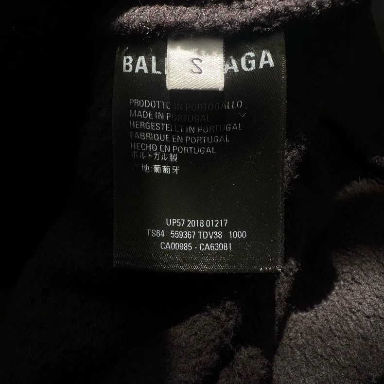 Balenciaga Balenciaga SS19 SpeedHunters Matrix Print Hooded Sweatshirt Size US S / EU 44-46 / 1 - 7 Thumbnail