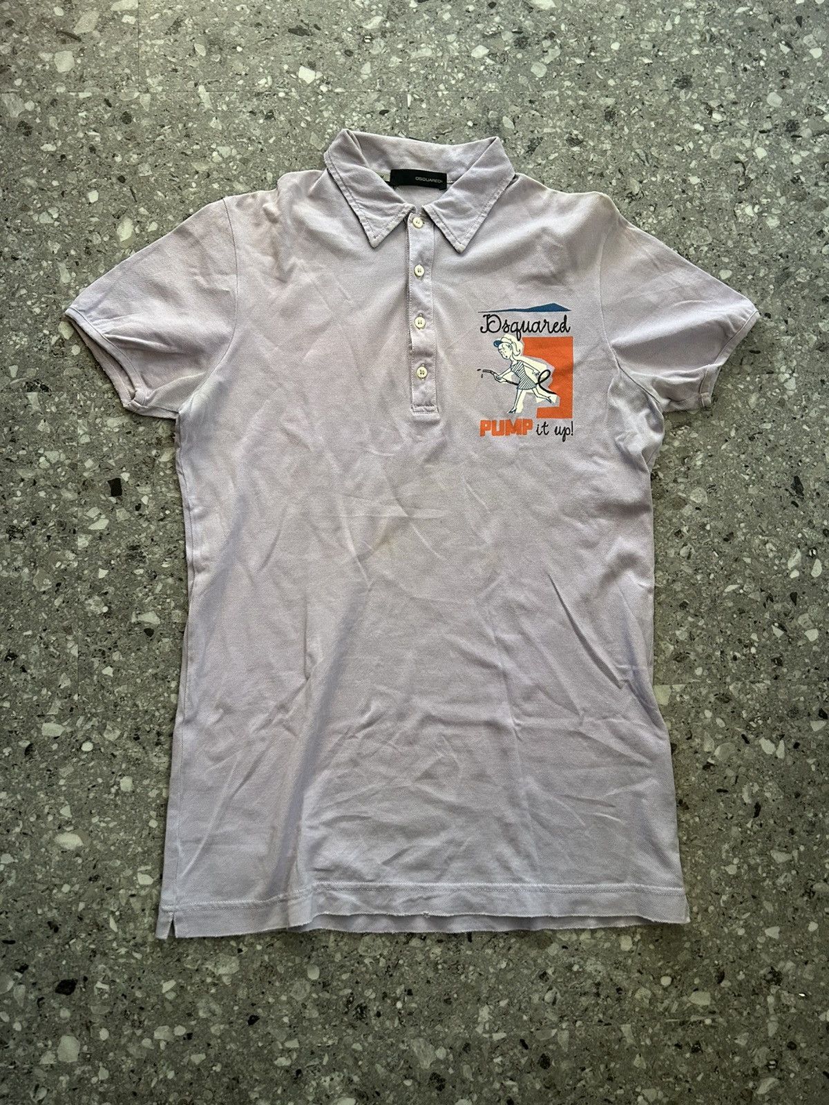 Designer × Dsquared2 S/S 2008 dsquared2 “pump it up” polo Size US M / EU 48-50 / 2 - 1 Thumbnail