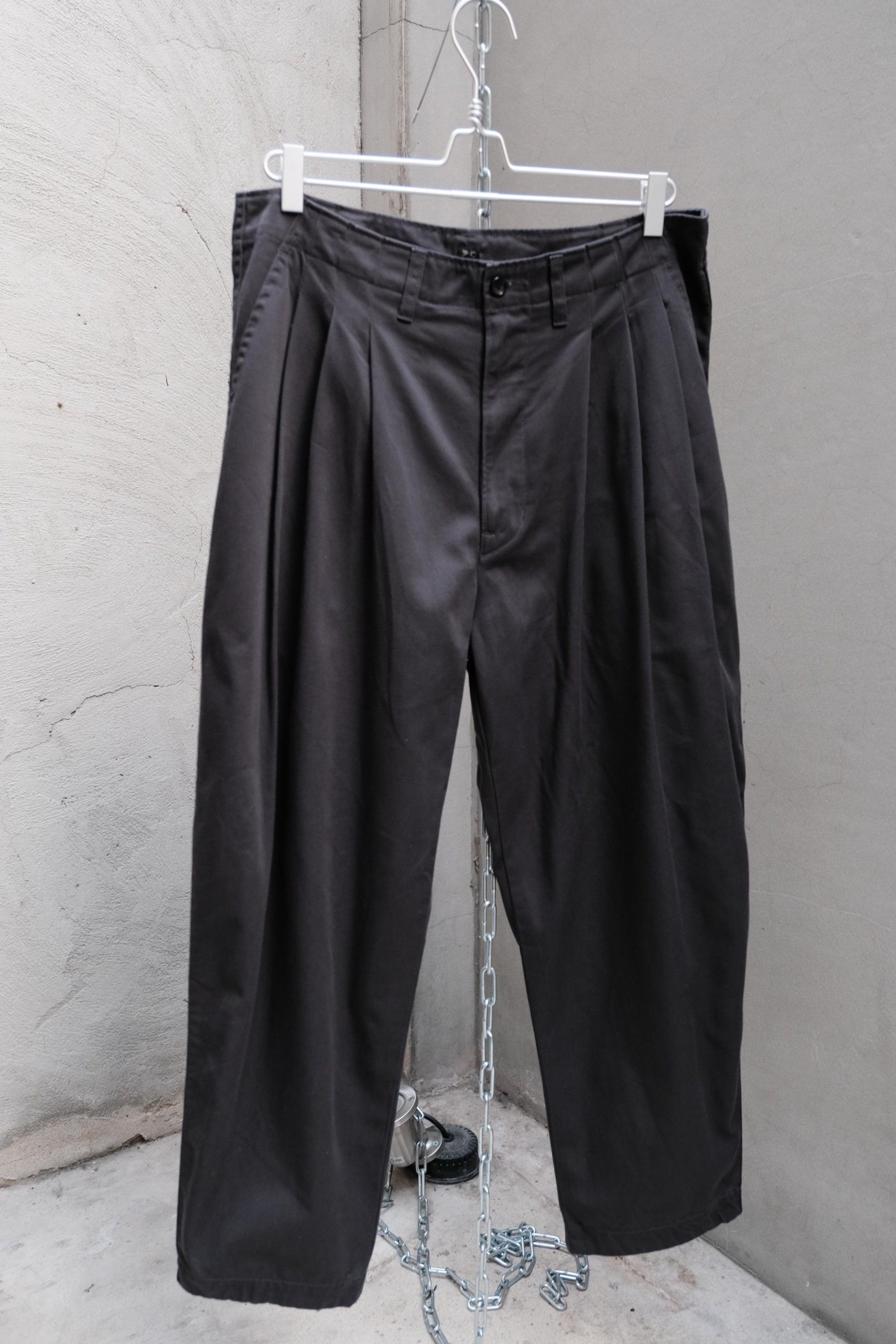 PORTER CLASSIC SATCHMO CHINOS - CHARCOAL GRAY