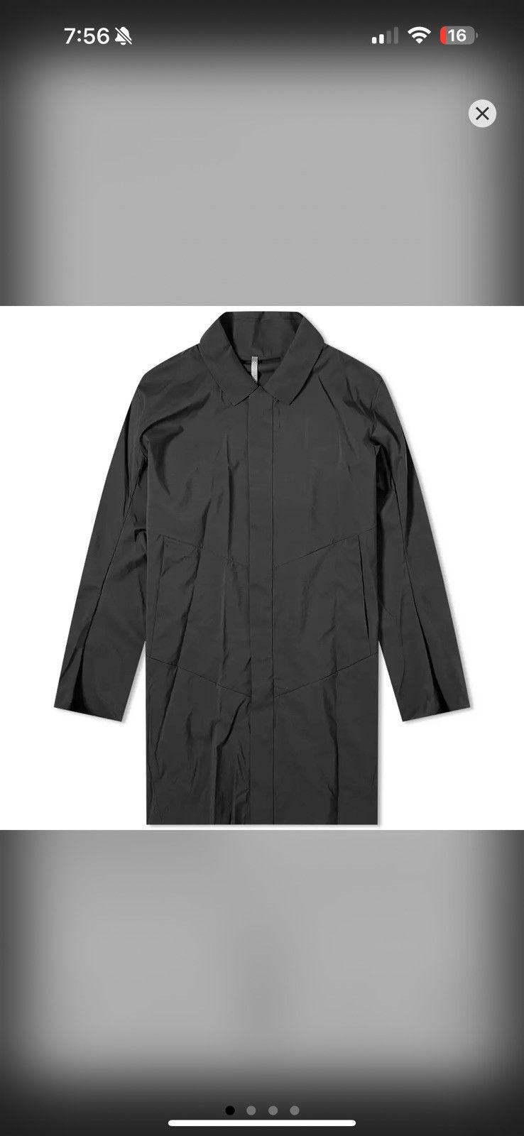 Veilance Partition Coat in Black