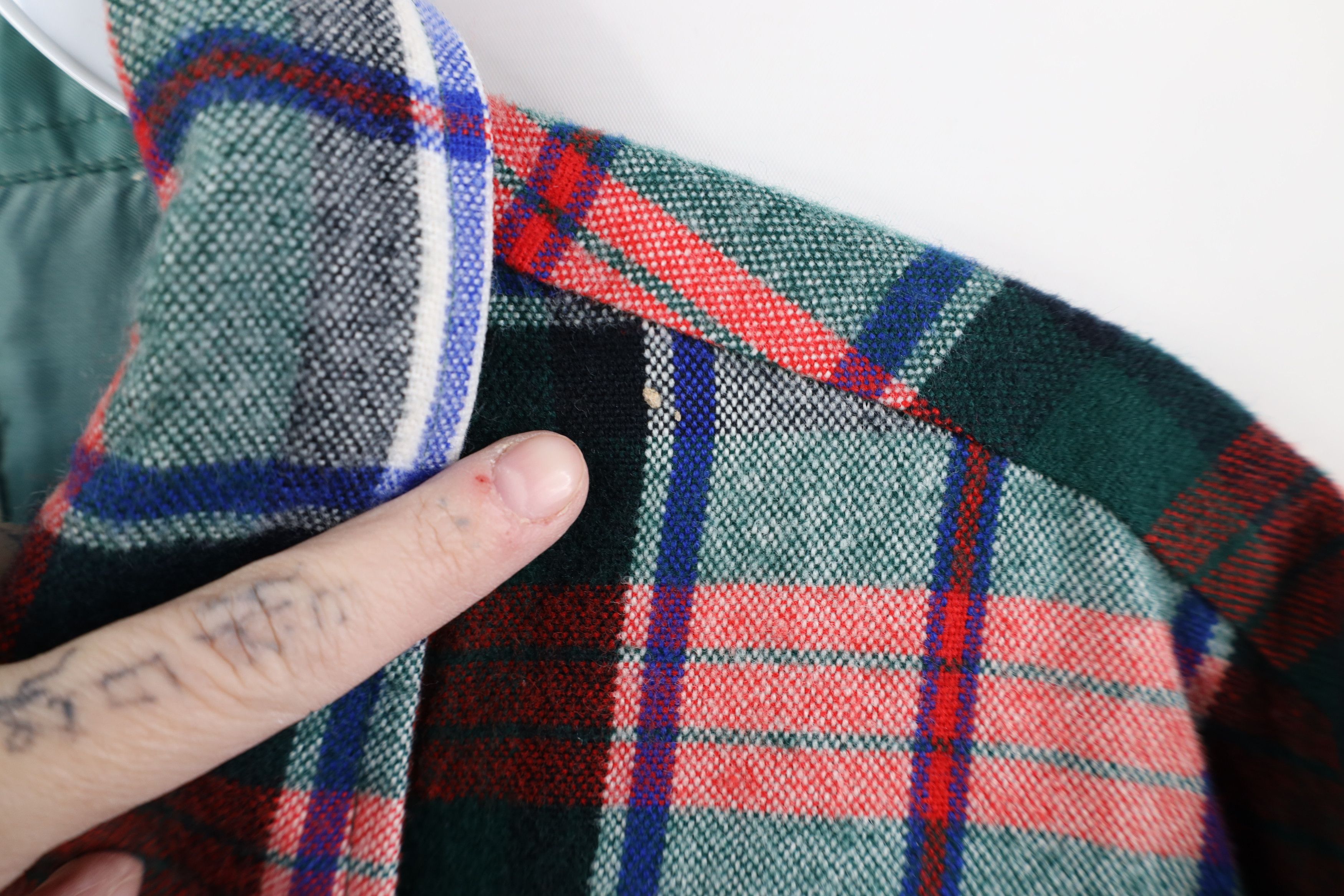 Vintage Vintage 90s Streetwear Flannel Collared Button Shirt Plaid Size US L / EU 52-54 / 3 - 4 Thumbnail