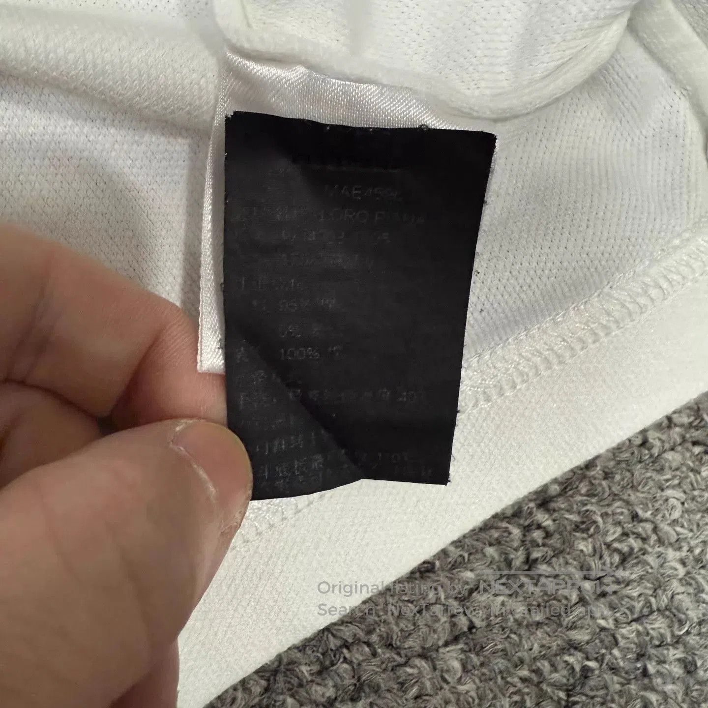 Loro Piana White Short Sleeve Polo with Contrast Collar. Size US M / EU 48-50 / 2 - 4 Thumbnail