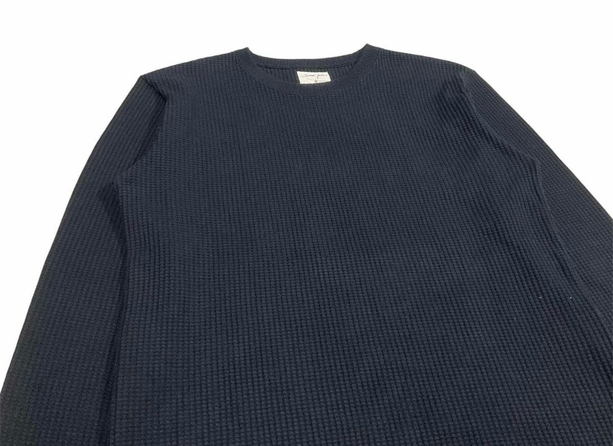 Hysteric Glamour × If Six Was Nine × Japanese Brand 🔥Y2K Archived Cook Jeans Waffle Knit Sweatshirt Goth Punk Size US L / EU 52-54 / 3 - 2 Thumbnail