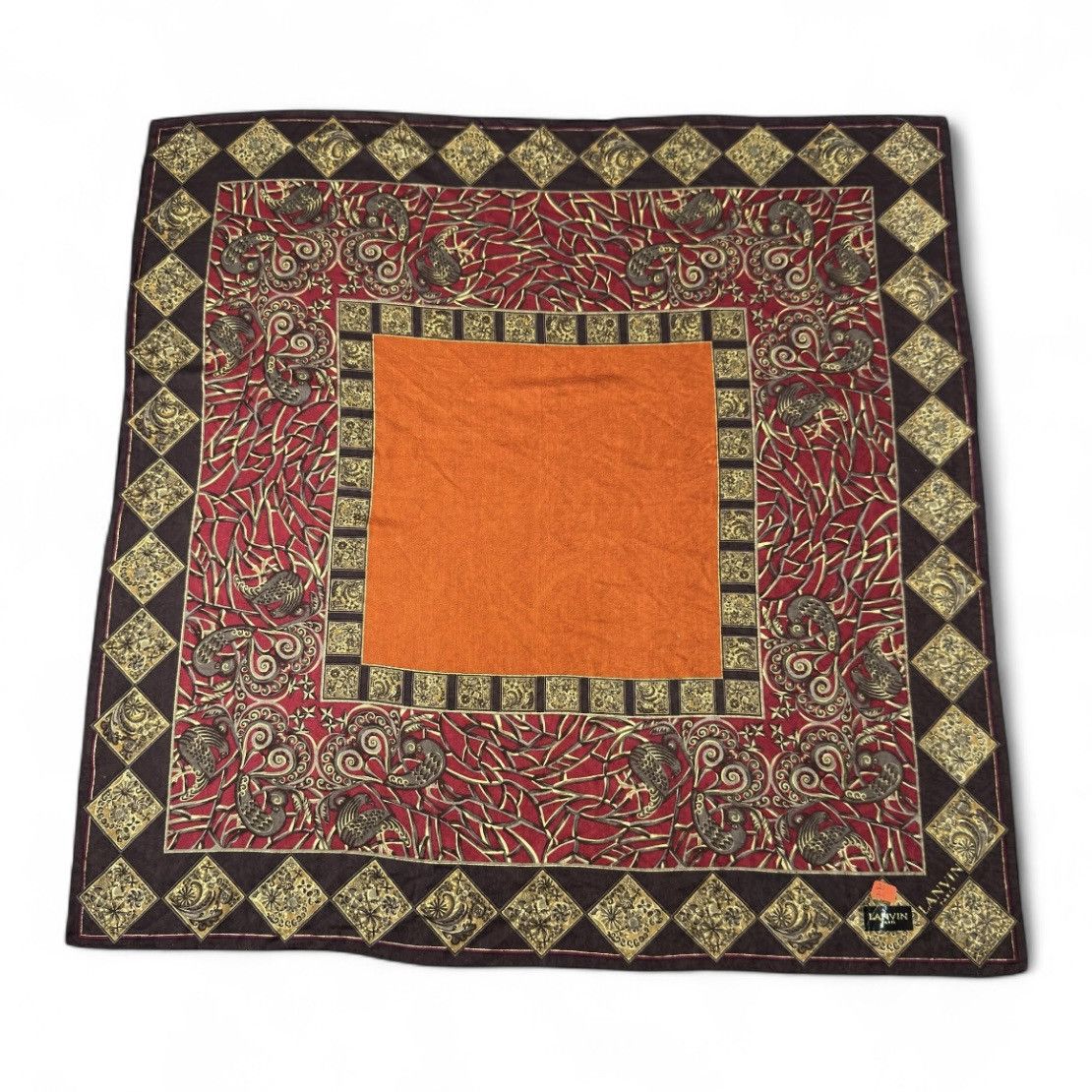 Lanvin 🔥Handkerchief | Neckerchief | Bandana | Pocket-square | Size ONE SIZE - 3 Thumbnail