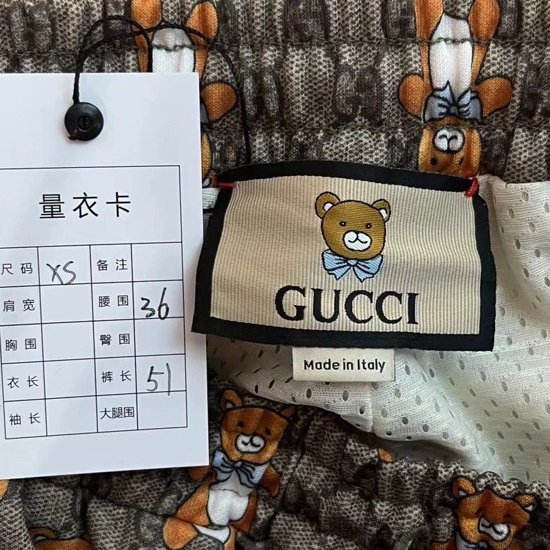 Gucci Gucci Size XS The latest brown kai full-printed pattern log Size US 26 / EU 42 - 3 Thumbnail