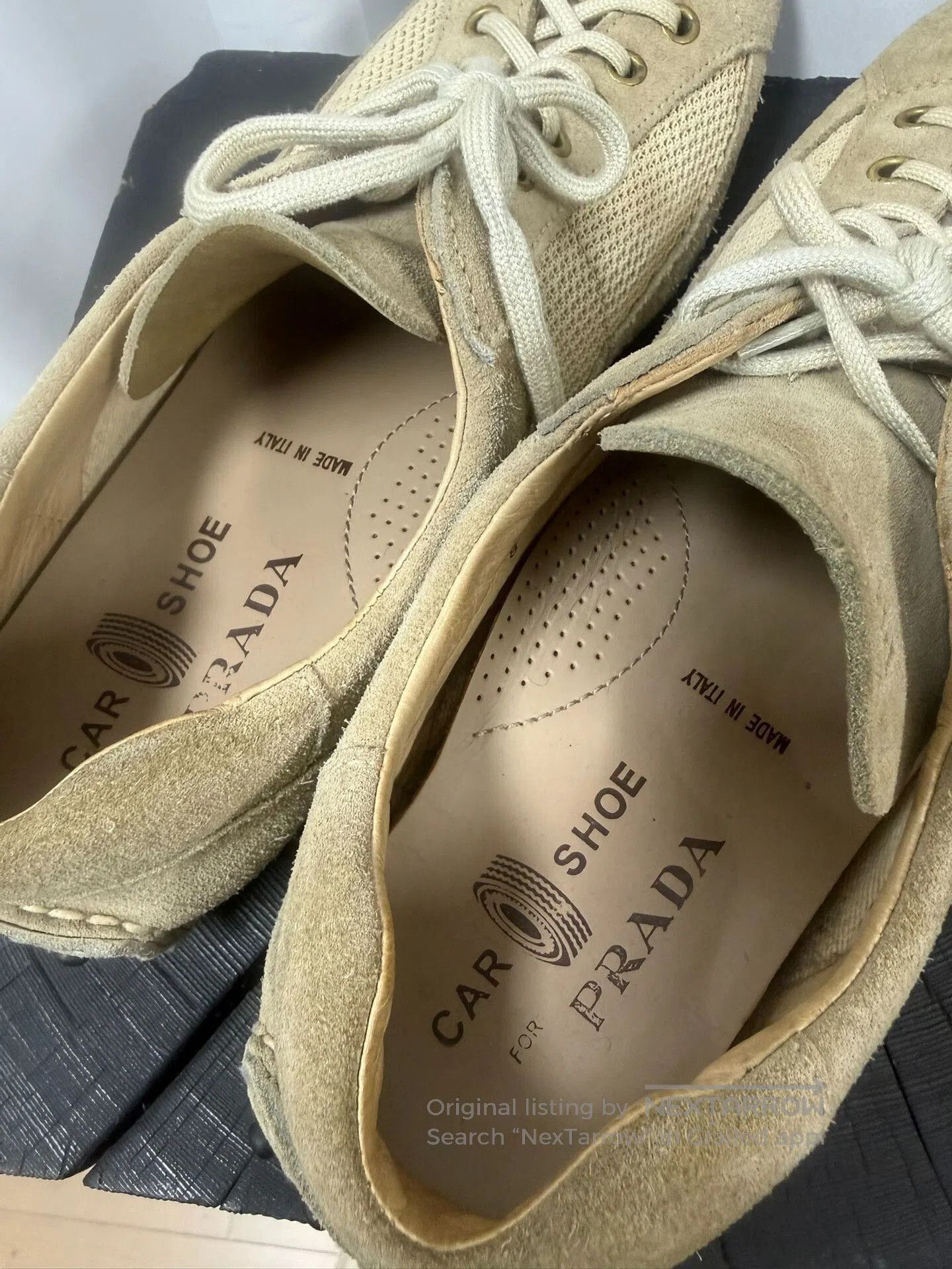 Prada PRADA Suede Racing Shoes Size 43. Size US 10 / EU 43 - 5 Thumbnail