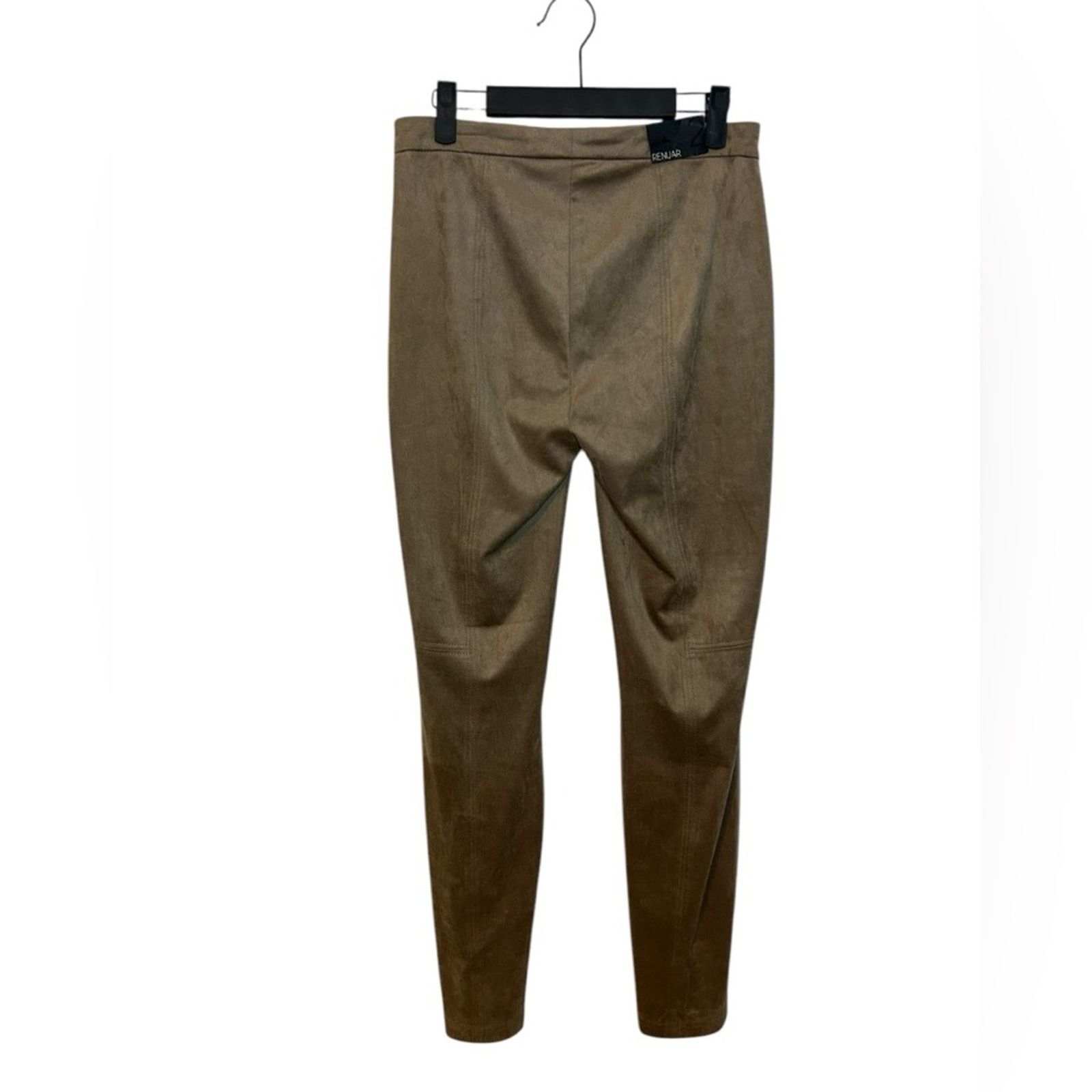 Renuar Nwt Renuar Tan Faux Suede Pull On Pants Size 26" / US 2 / IT 38 - 2 Thumbnail