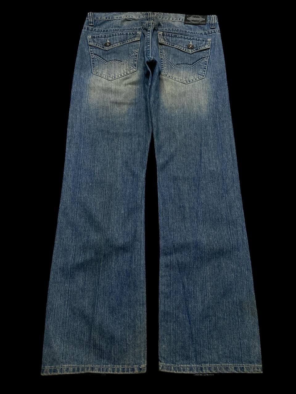 Vintage FLARE 90s Style Japanese Rusty Mudwash Distressed Patchwork Size US 36 / EU 52 - 13 Thumbnail