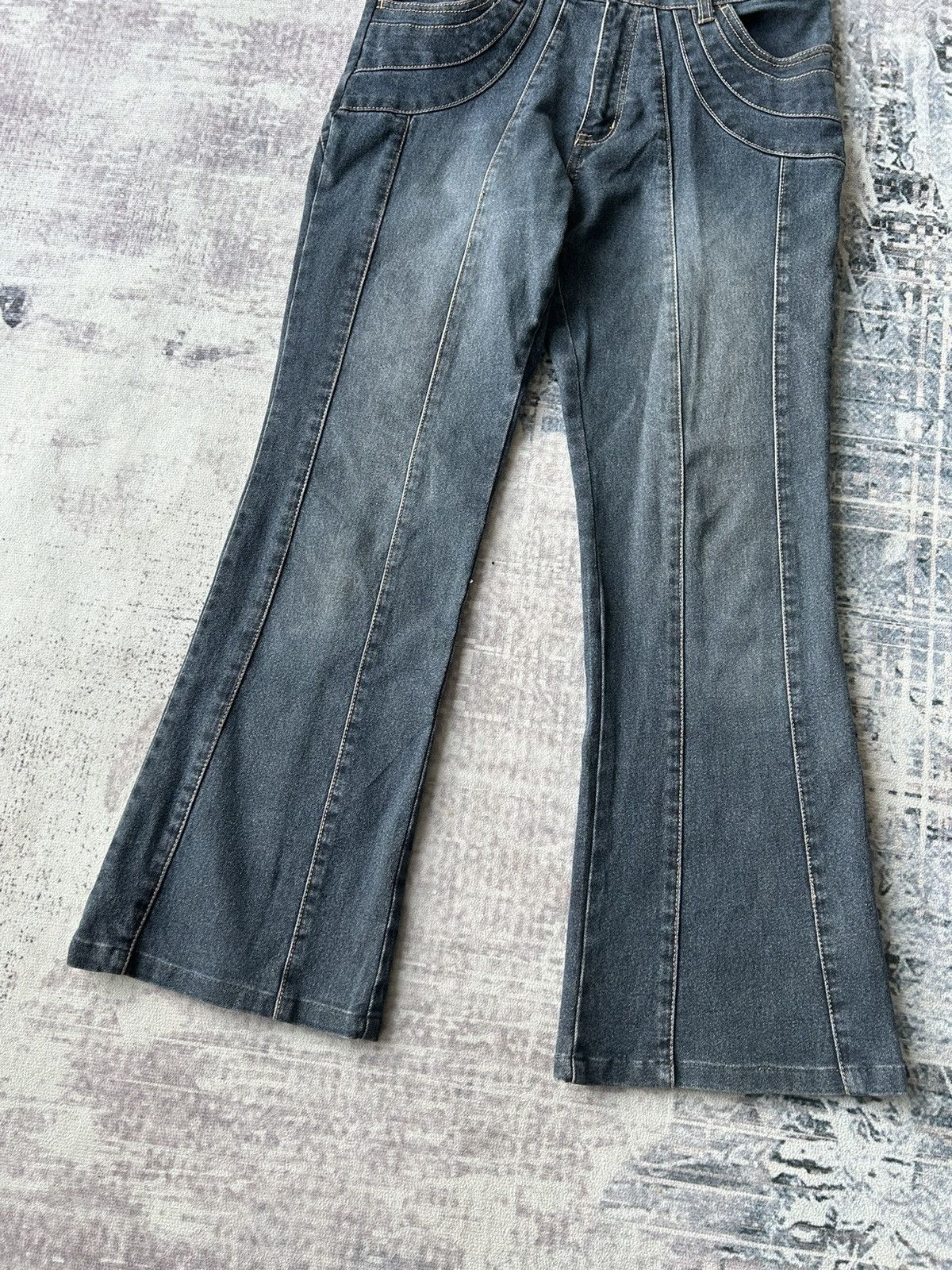 14th Addiction Flared Punk Rock Design Jeans Size US 30 / EU 46 - 10 Thumbnail
