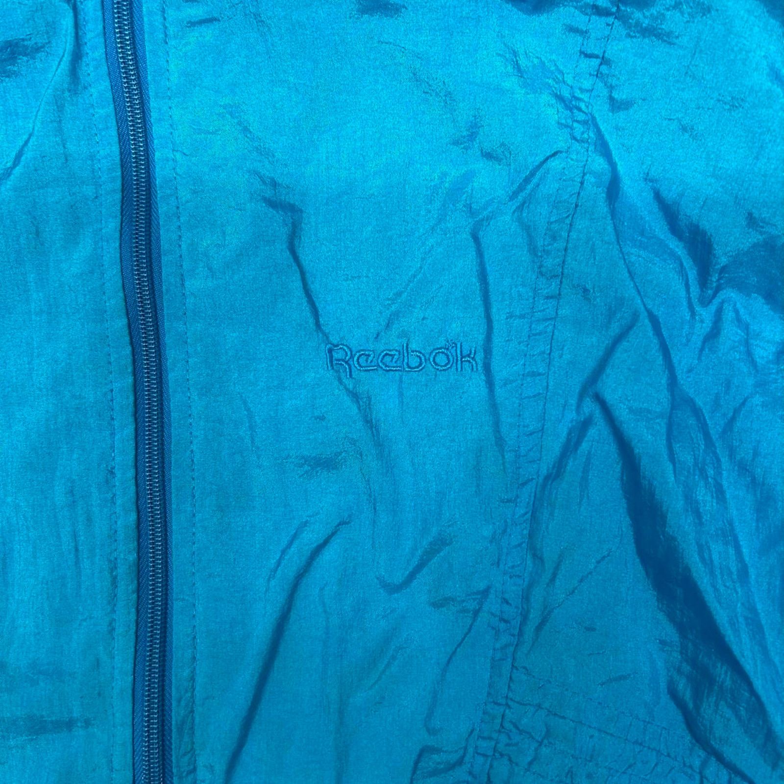 Reebok Blue vintage 80s Reebok lightweight windbreaker jacket Size US L / EU 52-54 / 3 - 4 Thumbnail