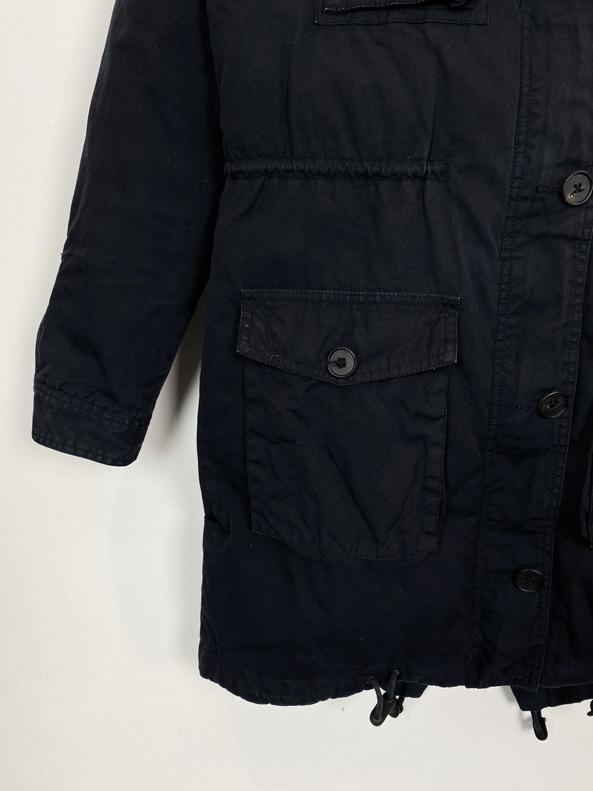 Allsaints AllSaints Avalanche Black Hooded Down Parka Jacket Size 12 Size M / US 6-8 / IT 42-44 - 3 Thumbnail