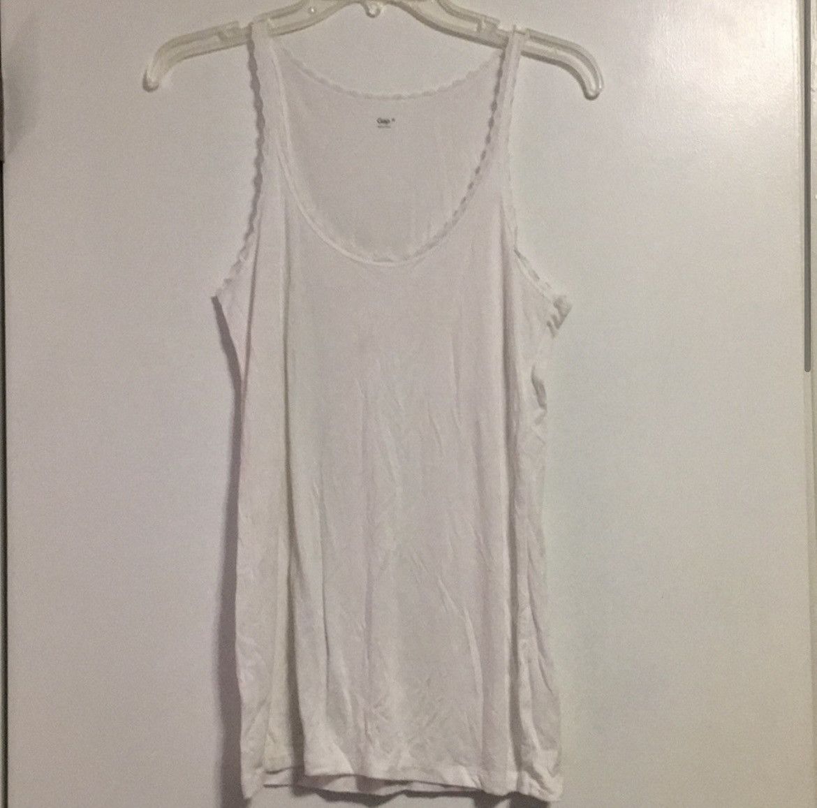 Gap GAP Frilly White Camisole Size M / US 6-8 / IT 42-44 - 1 Thumbnail