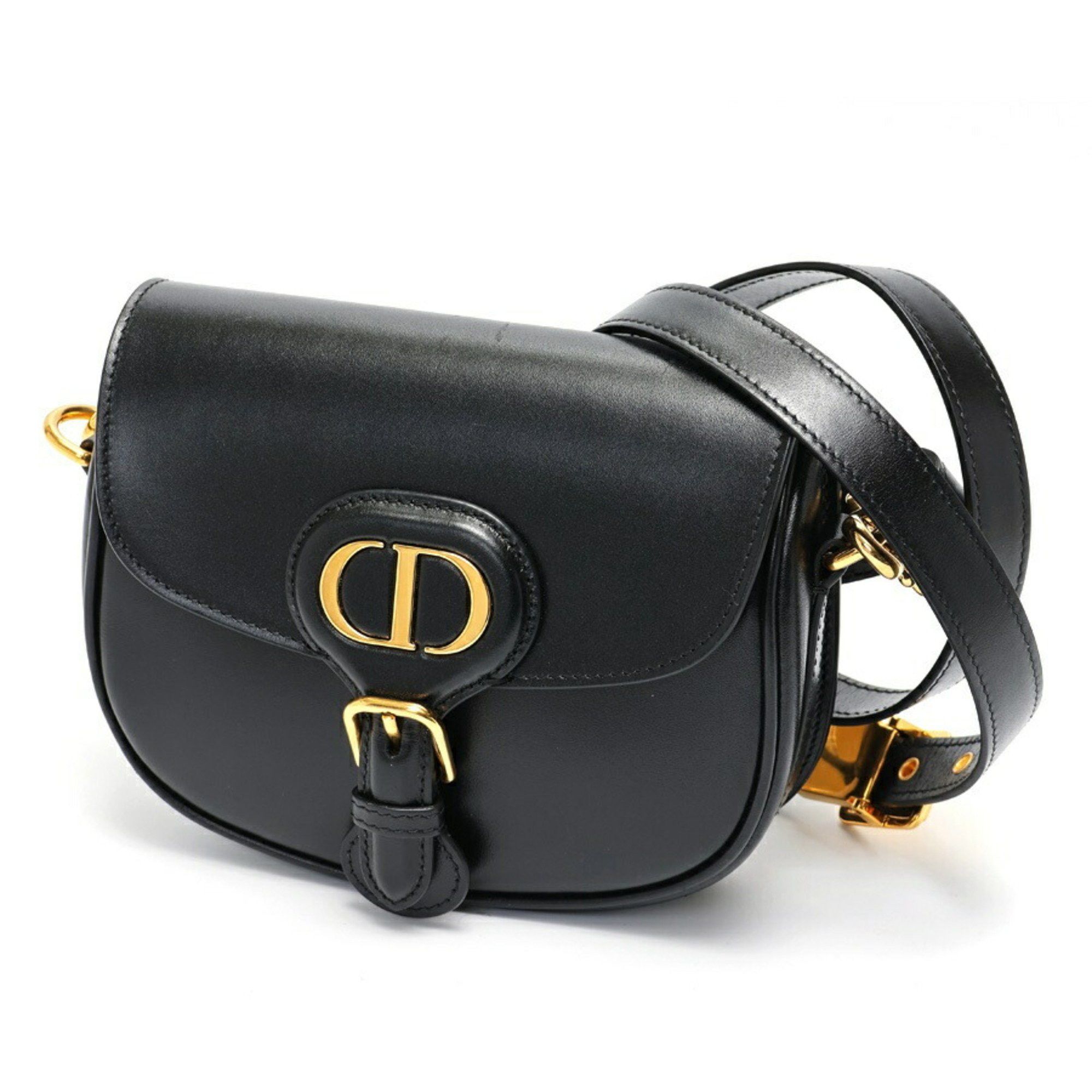 Christian Dior Dior Bobby Bag Small Shoulder M9317Umol_M900 Box Calfskin Black K-157898, Women's
