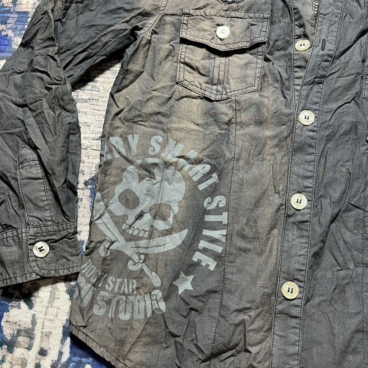 Japanese Brand 🔥Ba Tsu Studio Hysteric inspier Skull Shirt Button Up Size US M / EU 48-50 / 2 - 4 Thumbnail