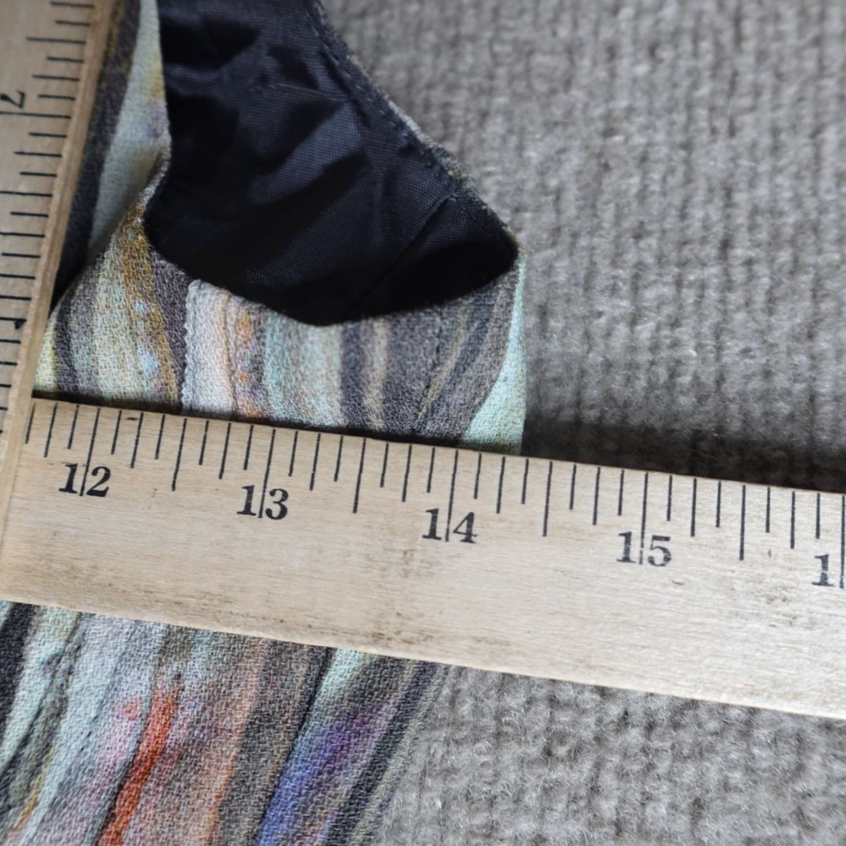 Paul Smith Paul Smith Womens Dress 6 Gray Blue Striped Sheath 100% Wool Made in Italy Size M / US 6-8 / IT 42-44 - 8 Thumbnail