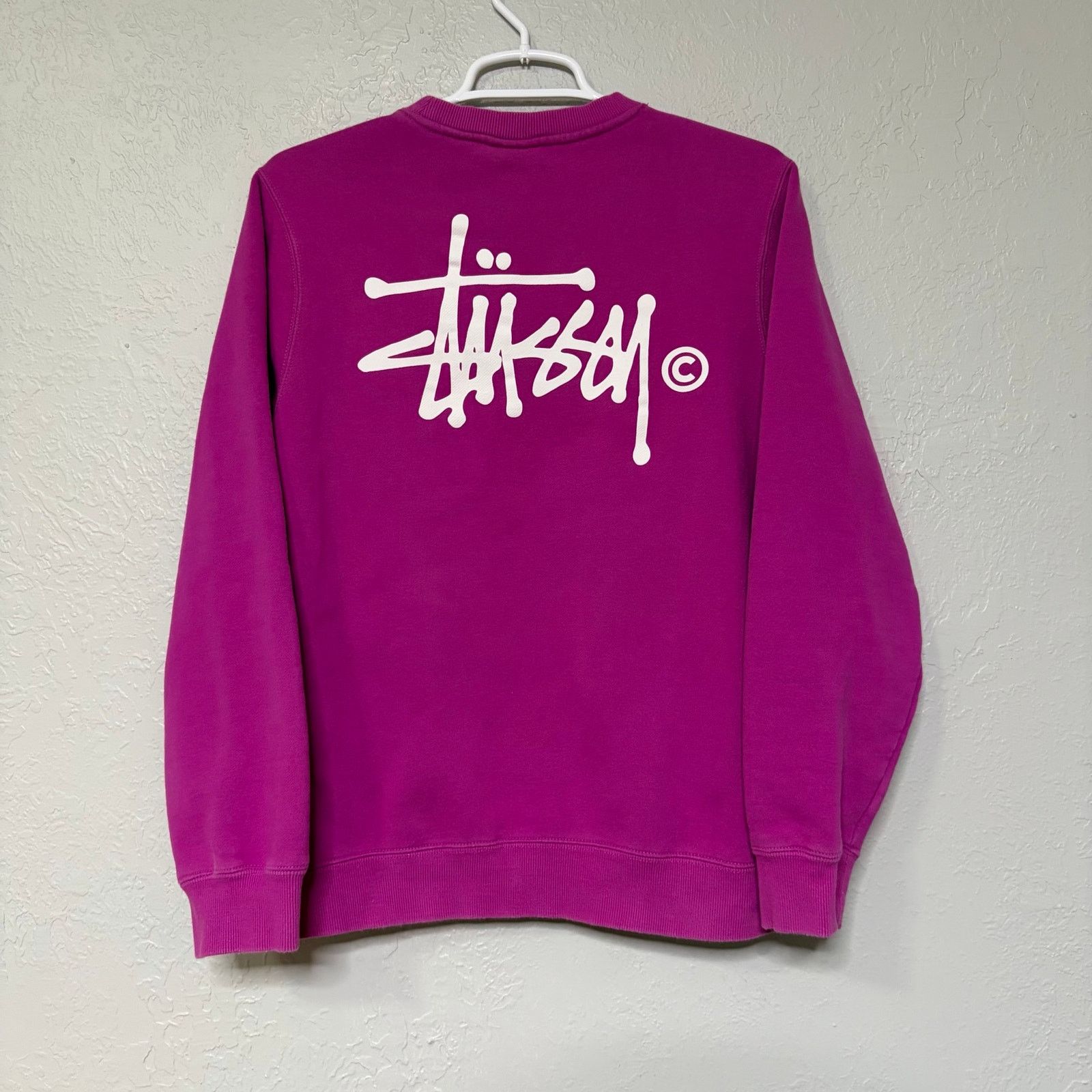 Stussy Stussy Crewneck Sweatshirt Mens Medium Pink Crewneck Y2K Size US M / EU 48-50 / 2 - 6 Thumbnail