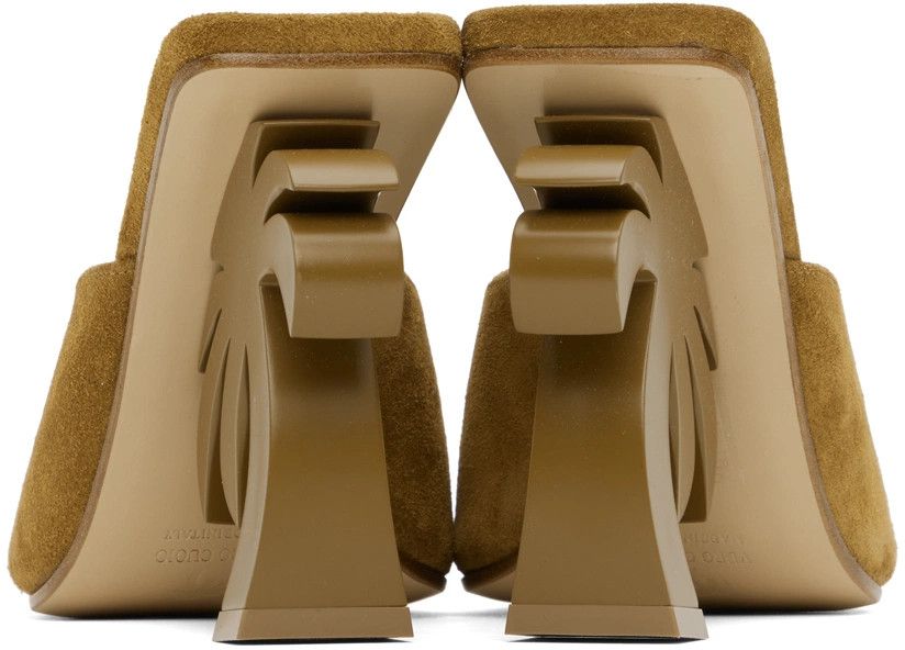 Palm Angels o1y1125 Mules in Brown Size US 6 / IT 36 - 4 Thumbnail