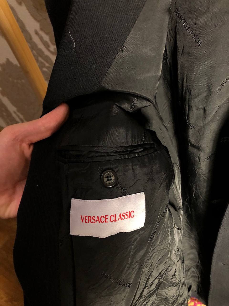 Versace Jeans Couture × Vintage VERY RARE VERSACE CLASSIC BLAZER SUIT ITALIA DESIGNER 90s Size 50L - 5 Thumbnail