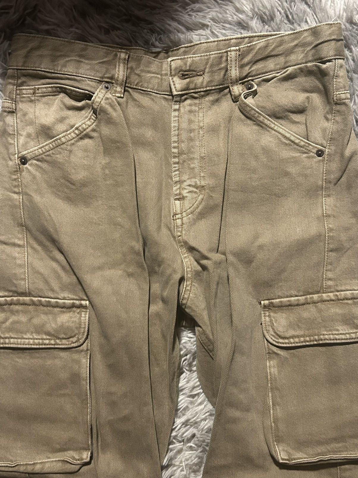 Zara Zara cargo denim pants 31 Size US 31 - 4 Thumbnail