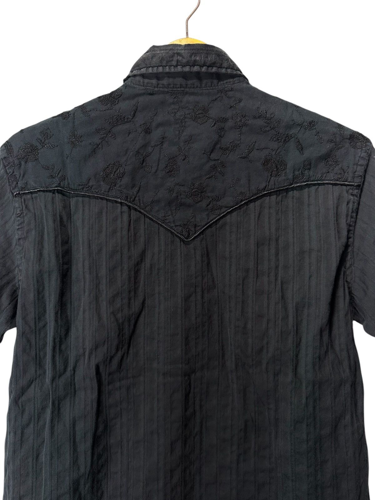 Issey Miyake 90s UNDEFINED WESTERN SHIRT ARROW POCKET ISSEY YOHJI STYLE Size US M / EU 48-50 / 2 - 4 Thumbnail