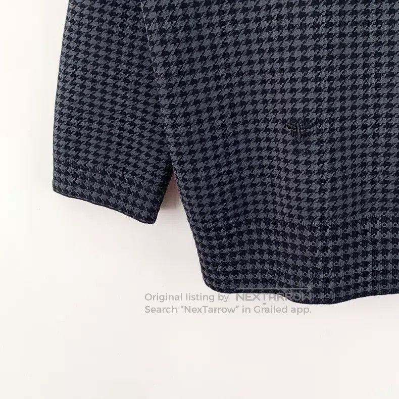 Dior Dior Colour-blocked check bee-embroidered round-neck knitt Size XS / US 0-2 / IT 36-38 - 4 Thumbnail