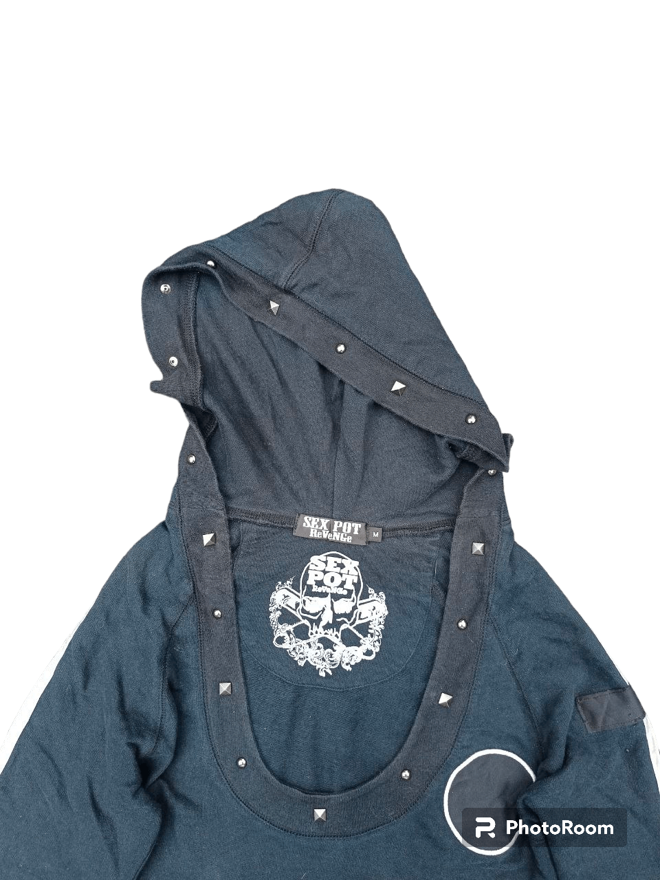 Sex Pot ReVeNGe SEX POX REVENGE SKULL BIG LOGO HOODIE Size S / US 4 / IT 40 - 3 Thumbnail