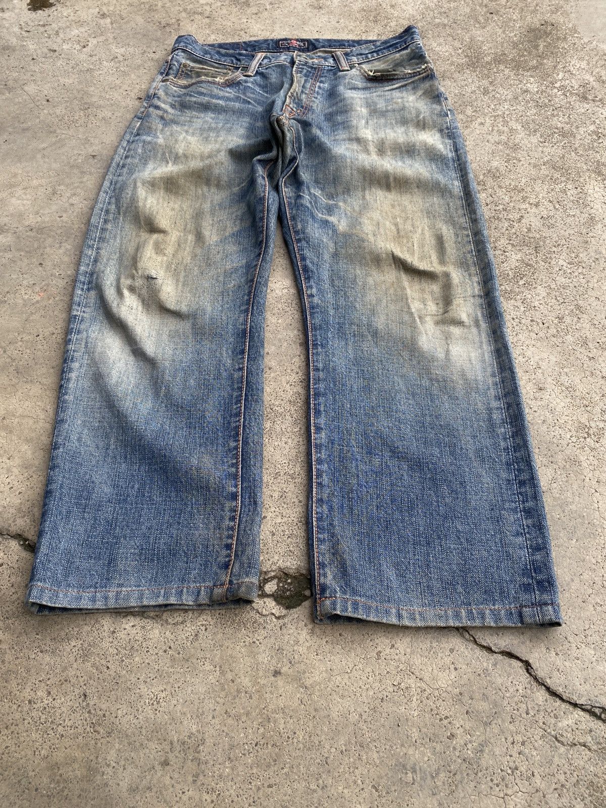 Vintage GL hearts denim pants