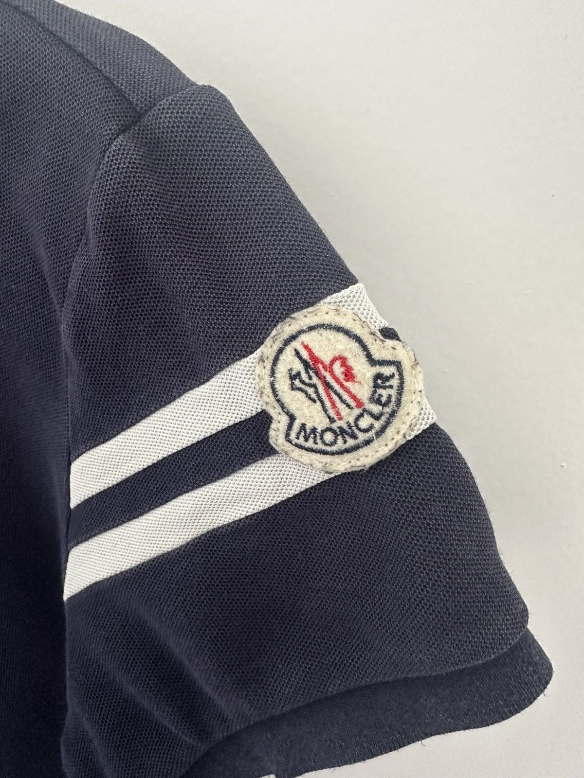 Moncler Moncler Women’s Polo XS Navy – Authentic Size XS / US 0-2 / IT 36-38 - 3 Thumbnail