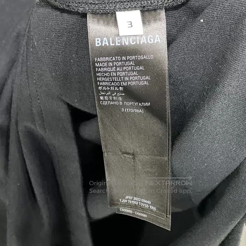 Balenciaga Balenciaga Distressed Double Patch Long Sleeve Vest Size US L / EU 52-54 / 3 - 4 Thumbnail