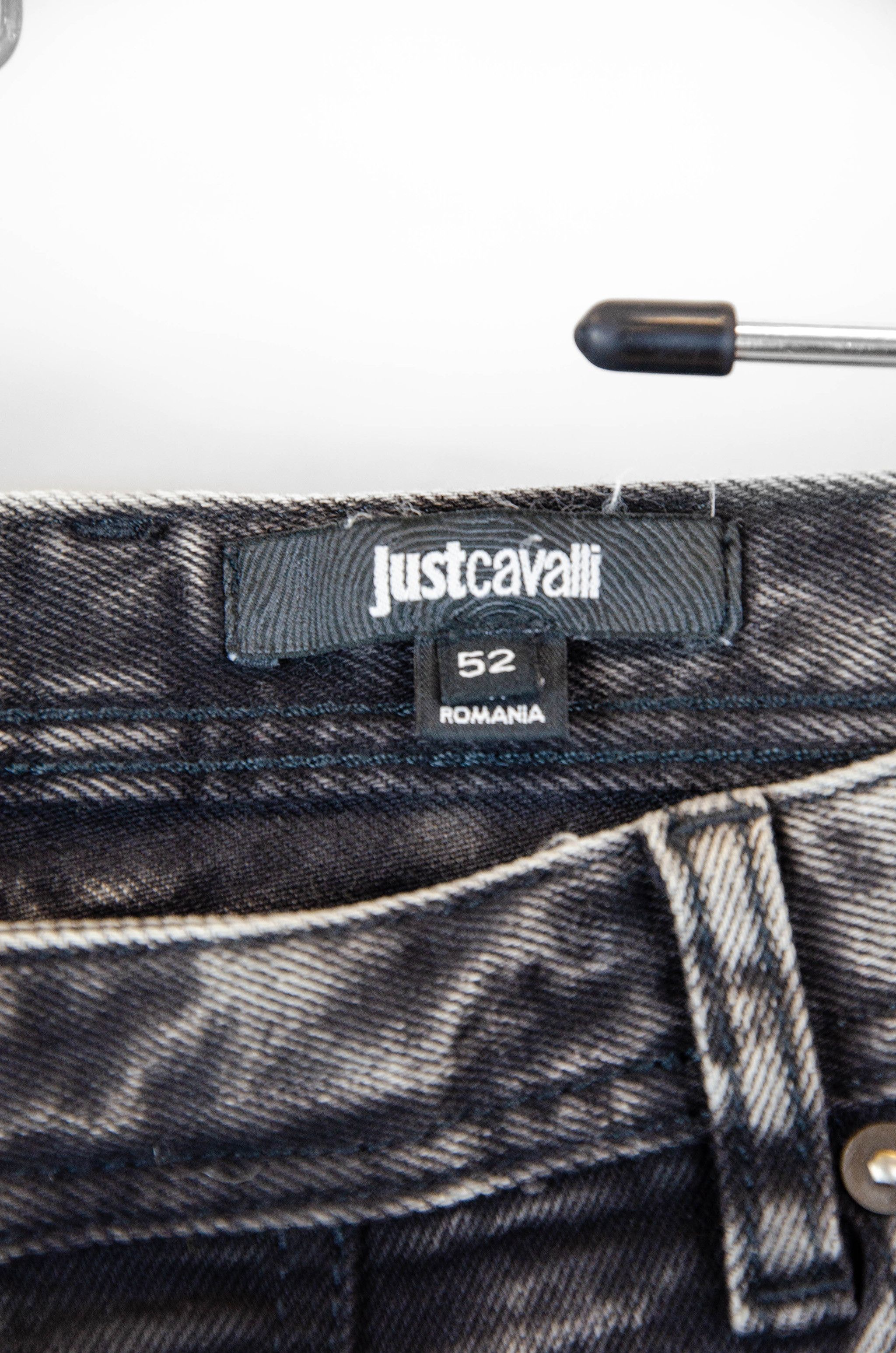 Just Cavalli Just Cavalli Biker Jeans Grey Wash – Size 52 Size US 36 / EU 52 - 8 Thumbnail