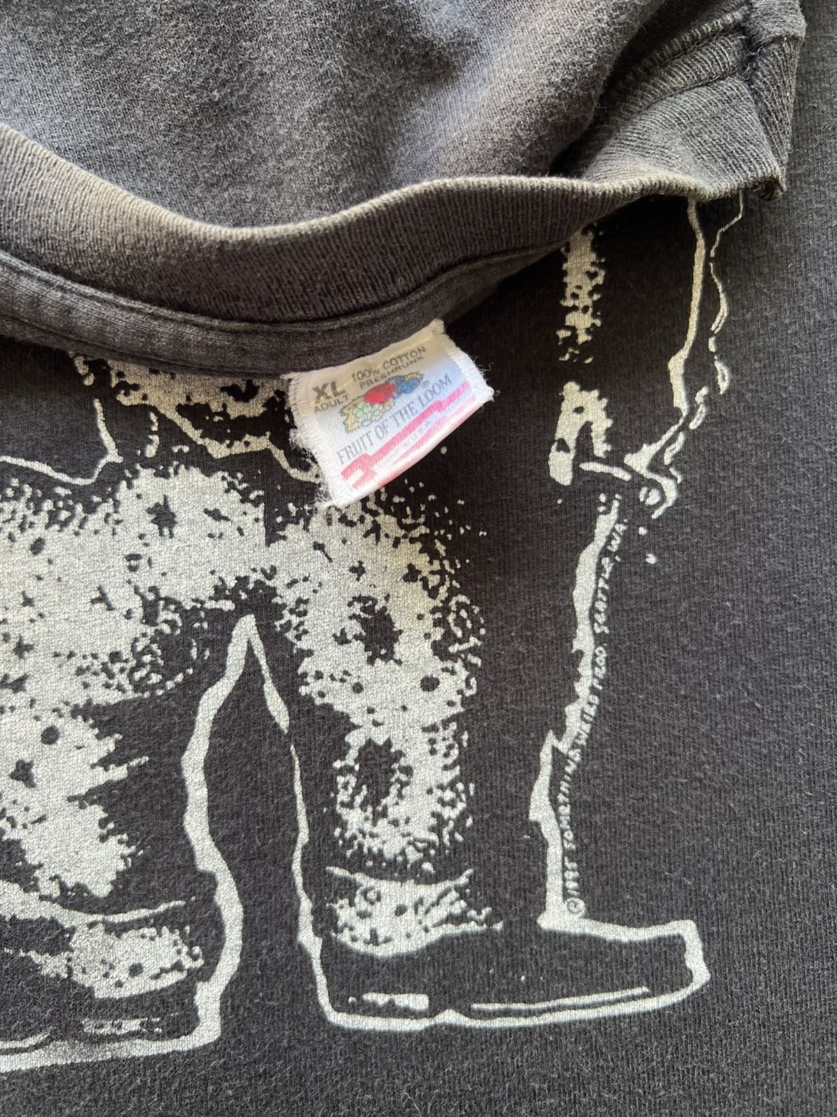 Fruit Of The Loom ‘90s Charles Manson M is for Manson Serial Killer Tee Shirt Size US XL / EU 56 / 4 - 5 Thumbnail
