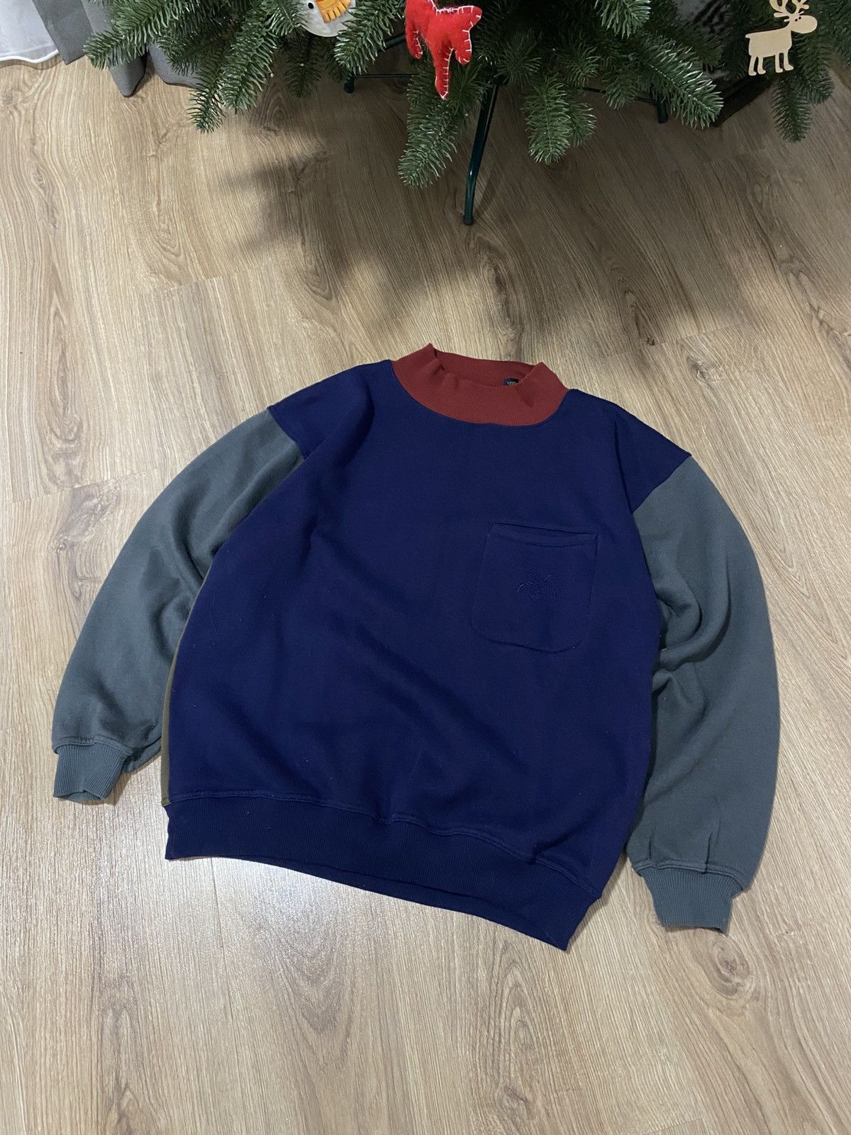 Oshkosh OshKosh Vintage 90’s Multicolour Panelled Sweatshirt Size: M Size US M / EU 48-50 / 2 - 1 Thumbnail