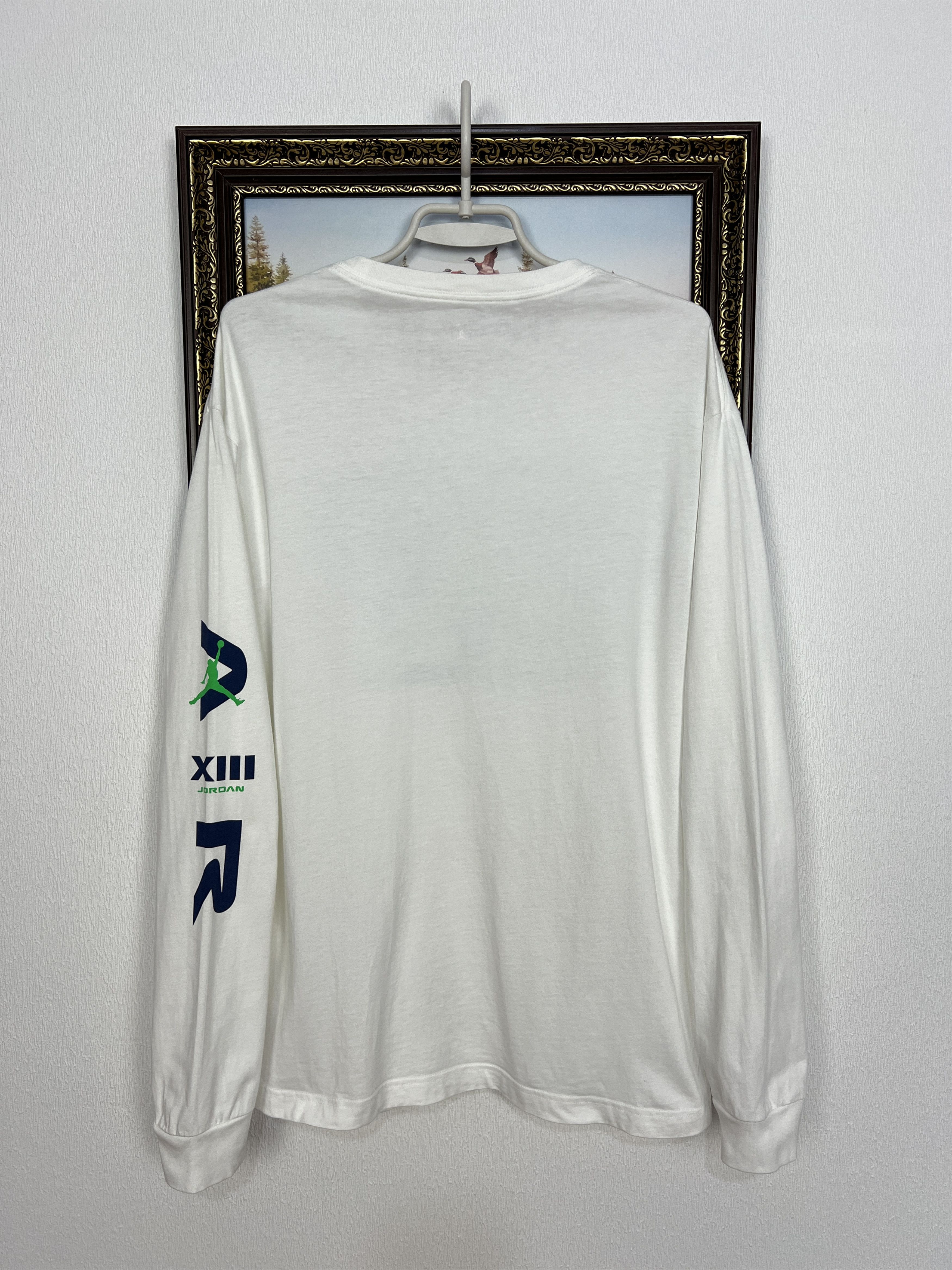 Jordan Brand Jumpman Logo Long Sleeve Shirt Size Tee Big Logo #23 Rare Size US M / EU 48-50 / 2 - 9 Thumbnail