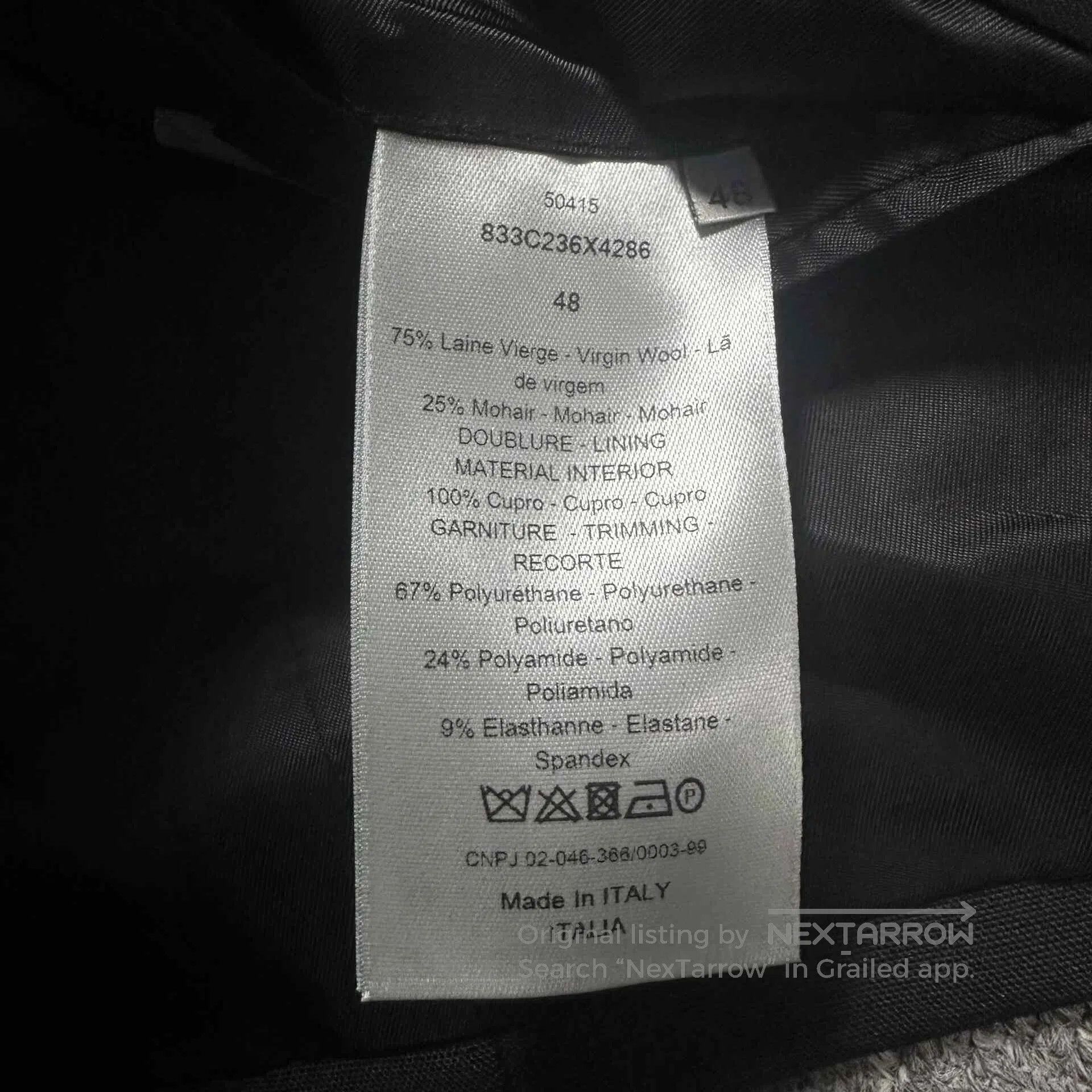 Dior Dior Atelire Black Structured Suit. Size US M / EU 48-50 / 2 - 4 Thumbnail