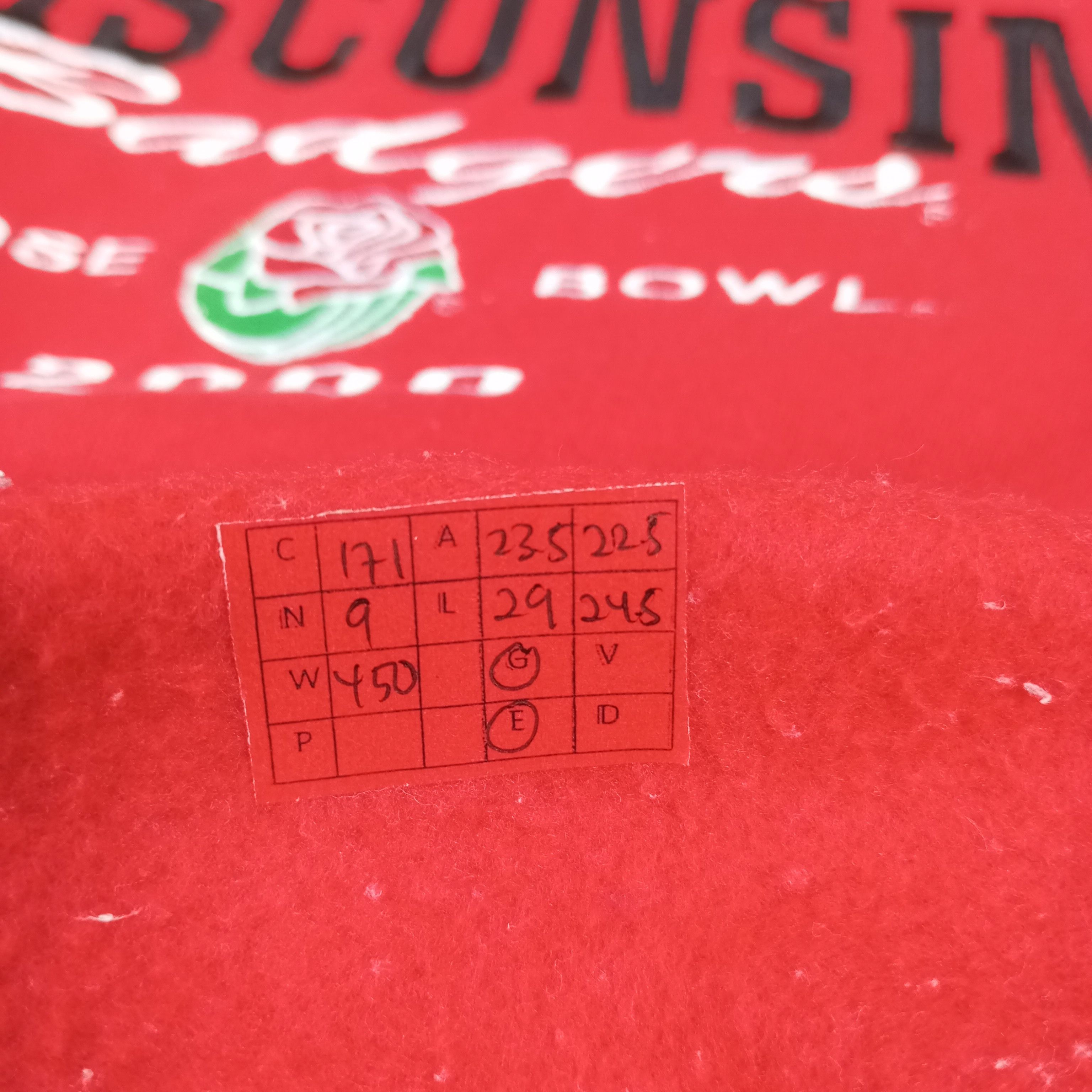 Lee Wisconsin Badgers Rose Bowl Vintage Sweatshirt Size US L / EU 52-54 / 3 - 10 Thumbnail