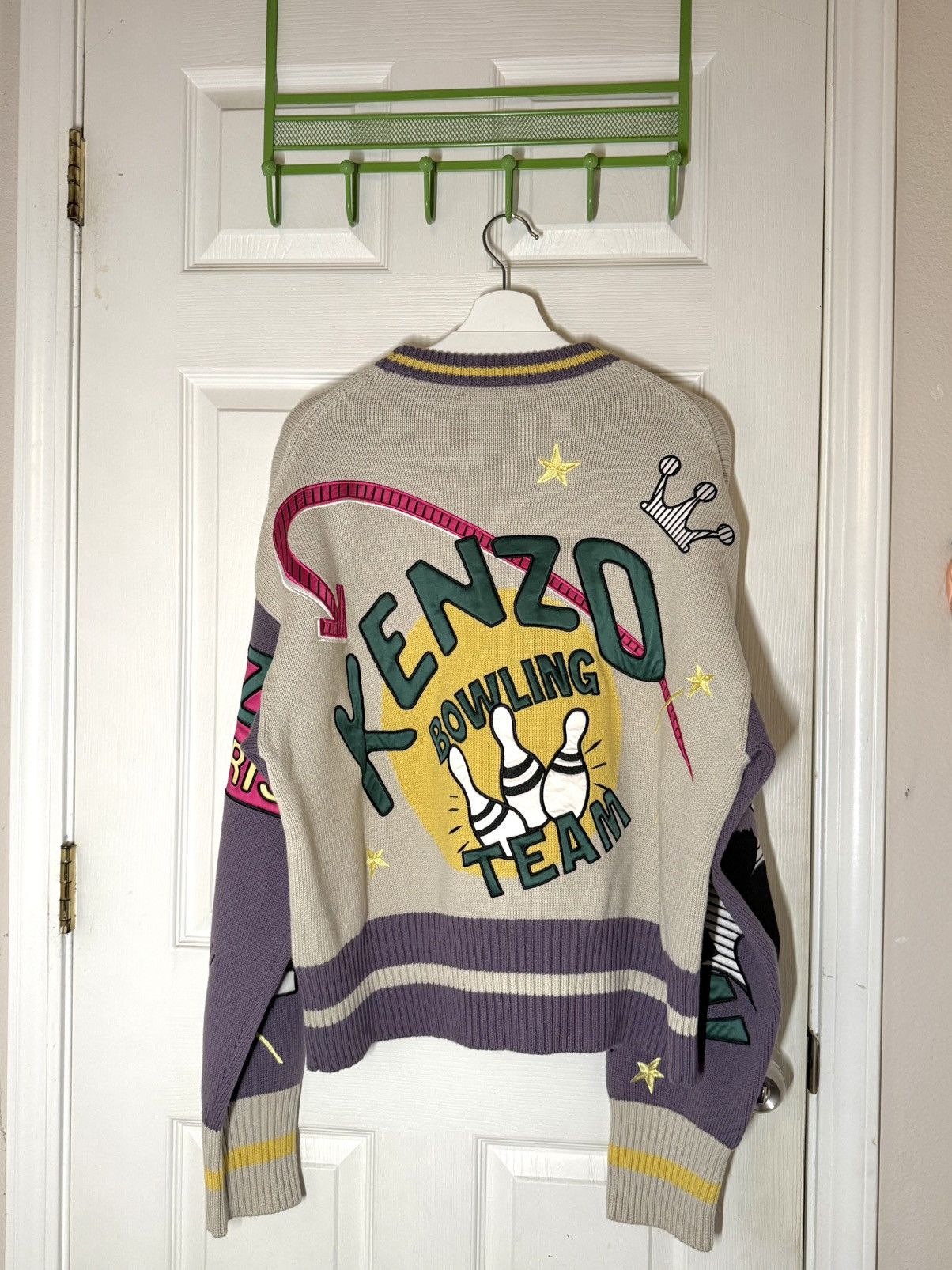 Kenzo Kenzo 'Bowling Elephant' Merino Wool Jumper Size US L / EU 52-54 / 3 - 4 Thumbnail