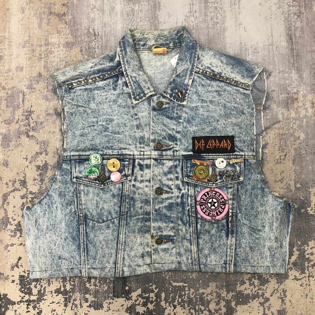 Vintage Y531 VTG BAND CUSTOM JACKETS STONE WASH Size US M / EU 48-50 / 2 - 2 Thumbnail