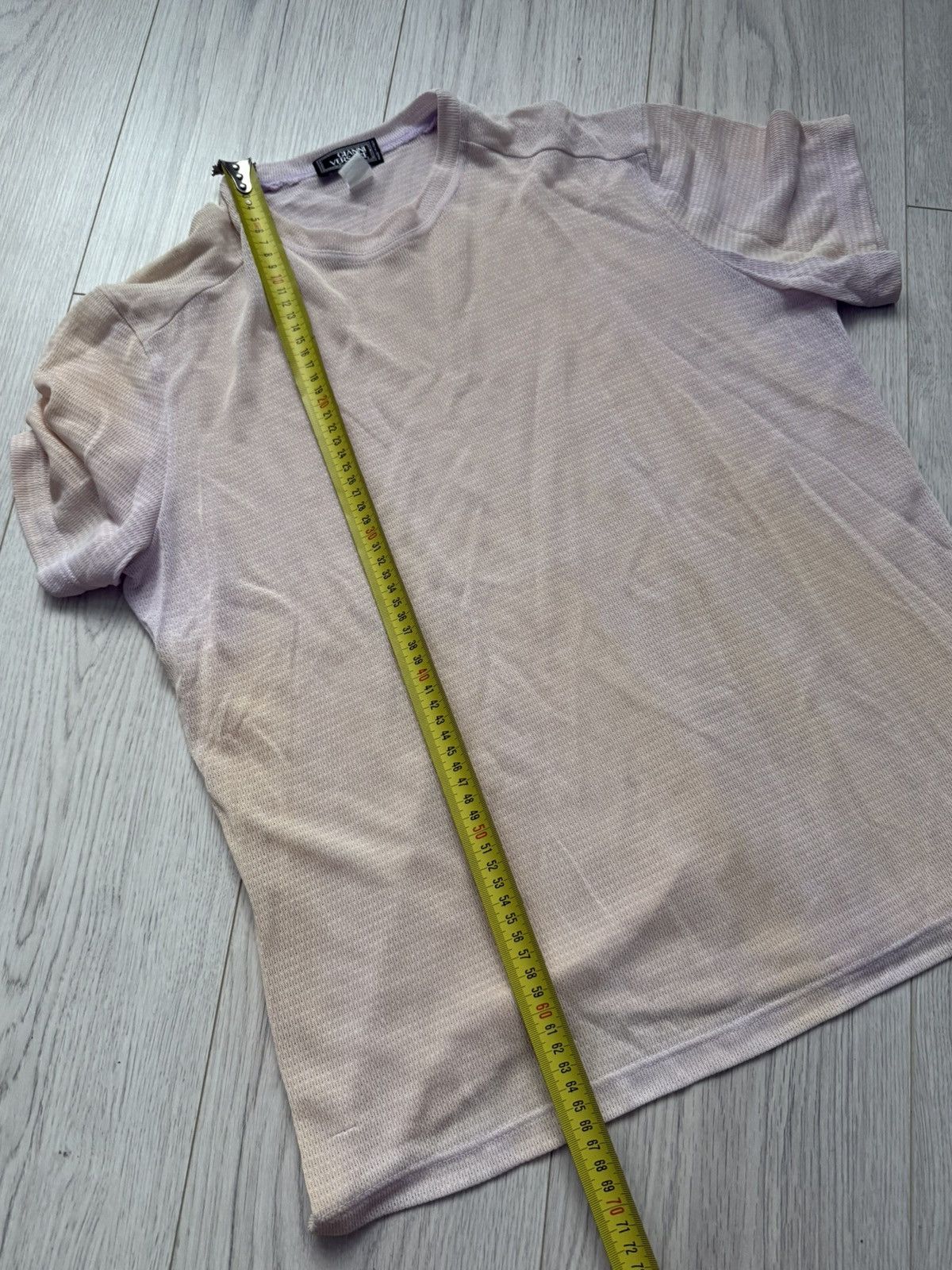 Versace Archive 80-90s Gianni Versace Mesh Top T-Shirt Size S-M Size US S / EU 44-46 / 1 - 12 Thumbnail