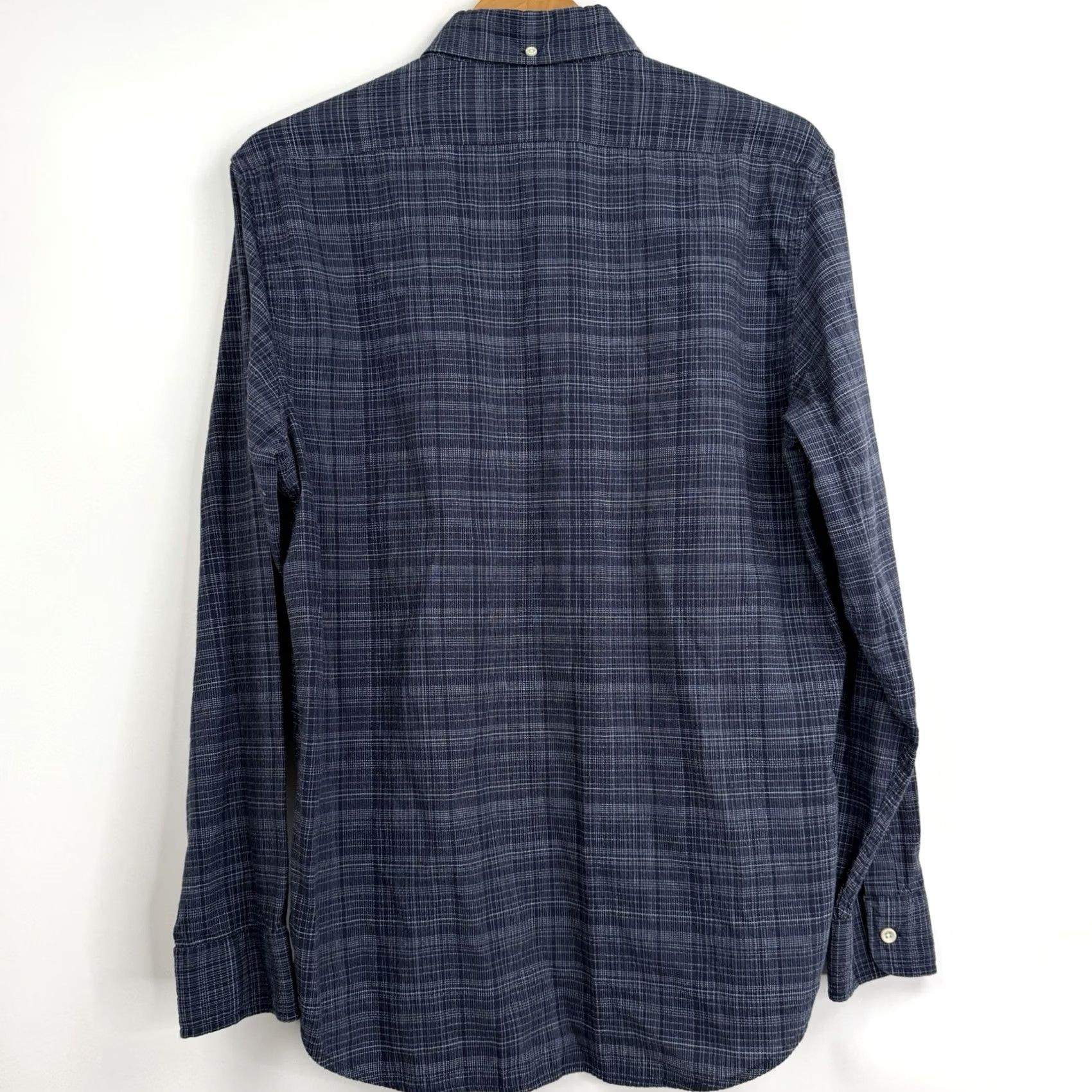 Taylor Stitch Taylor Stitch Shirt Mens 42 Organic Cotton Woven Long Sleeve Button Up Navy Size US XL / EU 56 / 4 - 8 Thumbnail