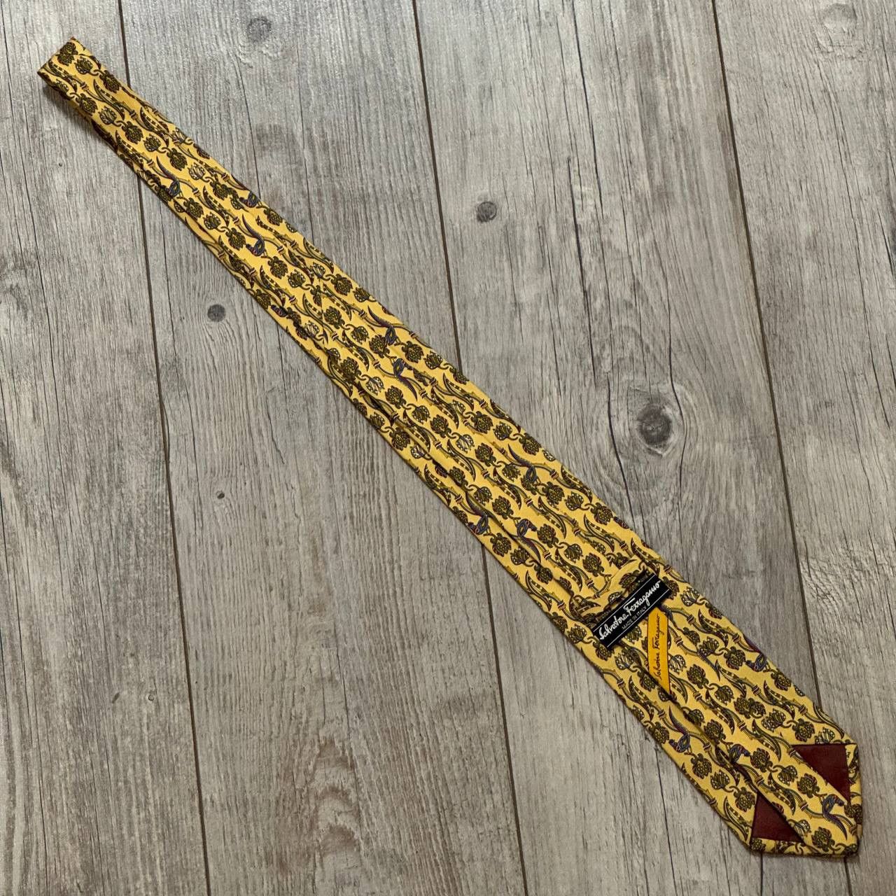Salvatore Ferragamo Salvatore Feragamo Silk Tie Size ONE SIZE - 5 Thumbnail