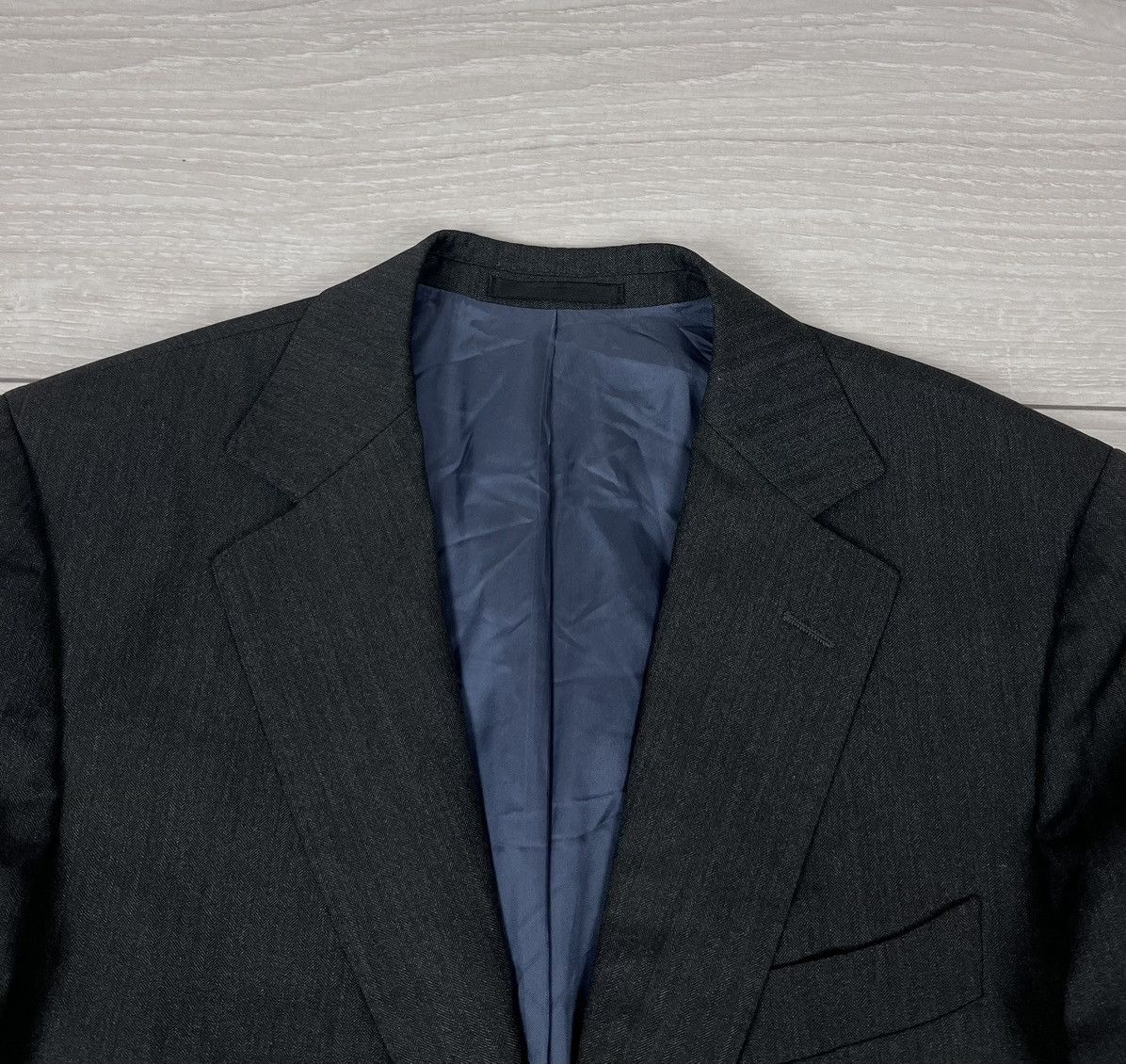 Suitsupply Suitsupply Grey Wool Two Buttons Blazer Jacket Size 44R - 6 Thumbnail