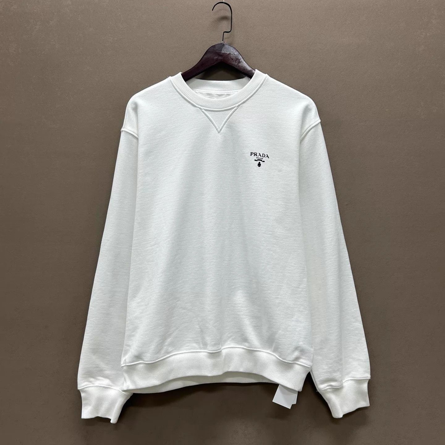 Prada Prada New Logo Crewneck Sweatshirt L ys001583 Size US L / EU 52-54 / 3 - 1 Thumbnail