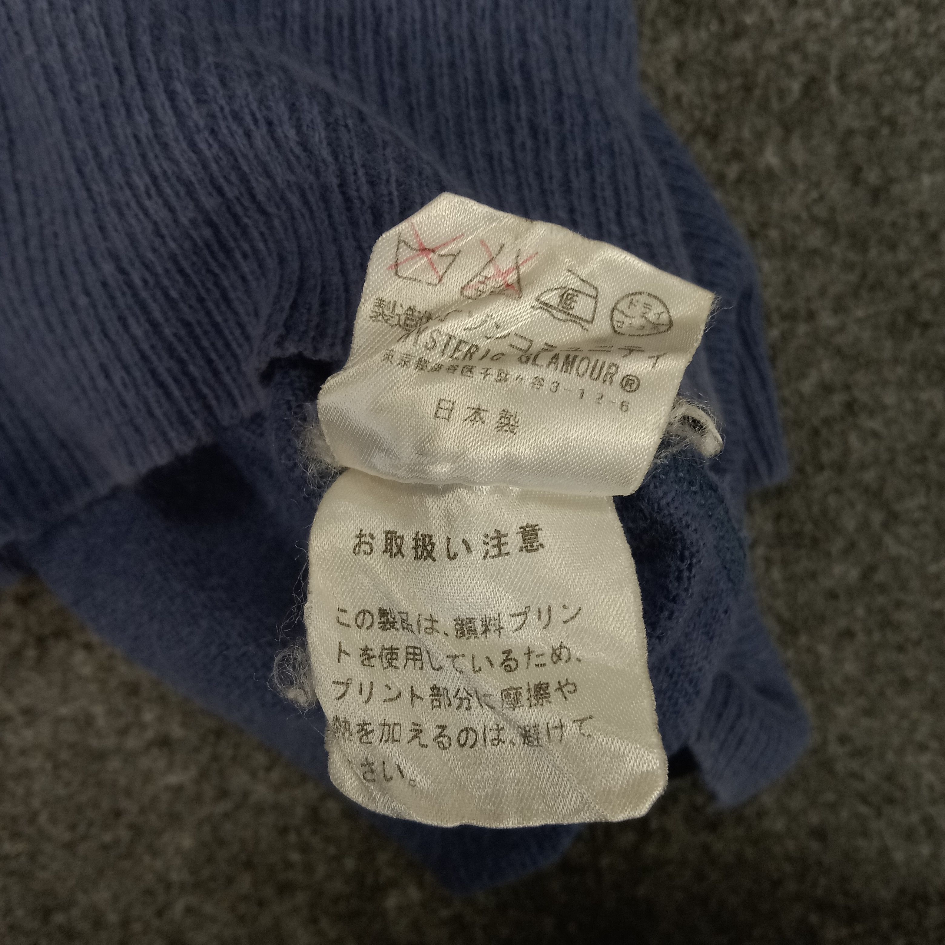 Hysteric Glamour × Japanese Brand × Vintage Hysteric Glamour Japanese Brand Long Sleeve Tshirt Size US S / EU 44-46 / 1 - 10 Thumbnail