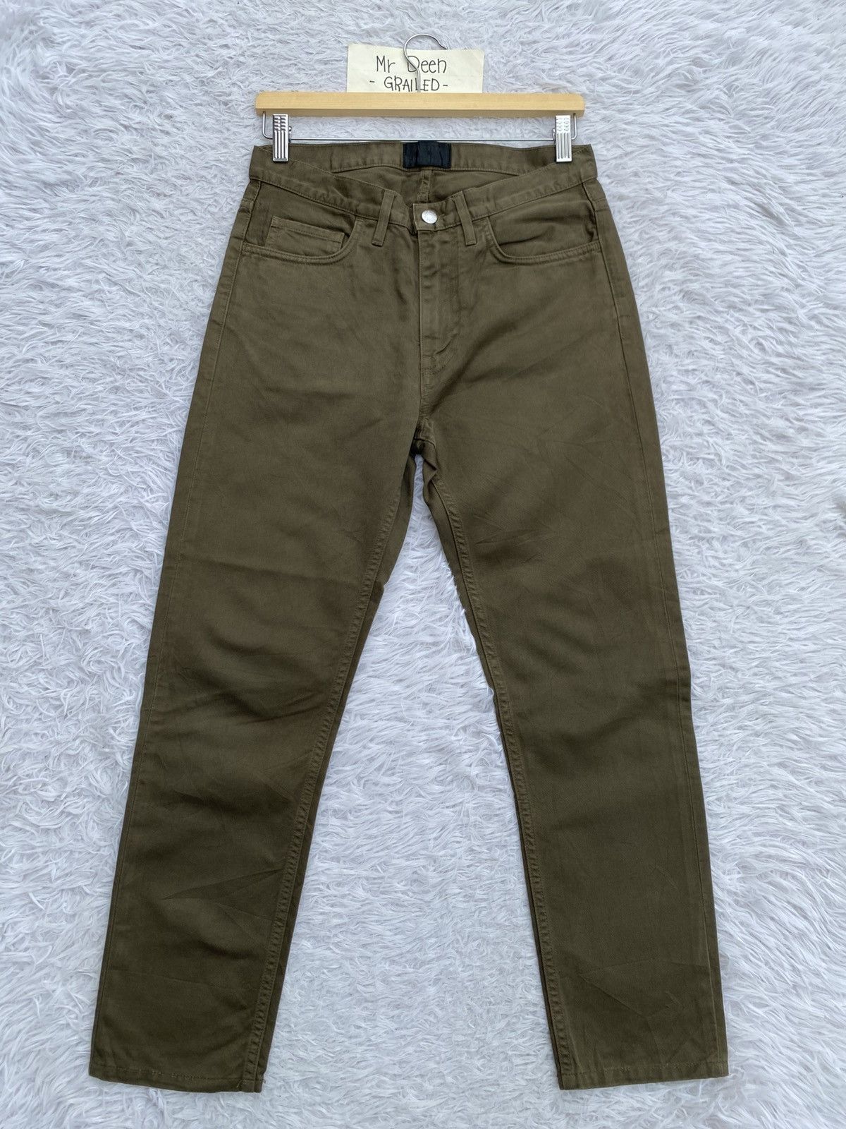 Acne Studios Rare Acne Studios Green Slack Pants Size US 29 - 1 Thumbnail