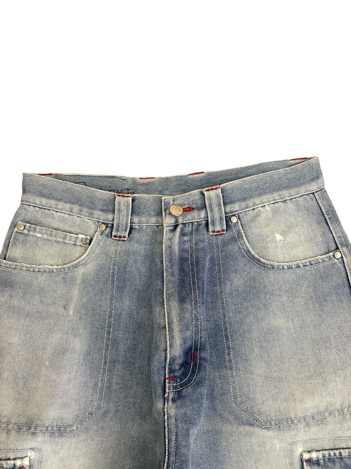 Ecko Unltd. Vintage Ecko Distressed Cargo Loose Jeans Size US 28 / EU 44 - 4 Thumbnail